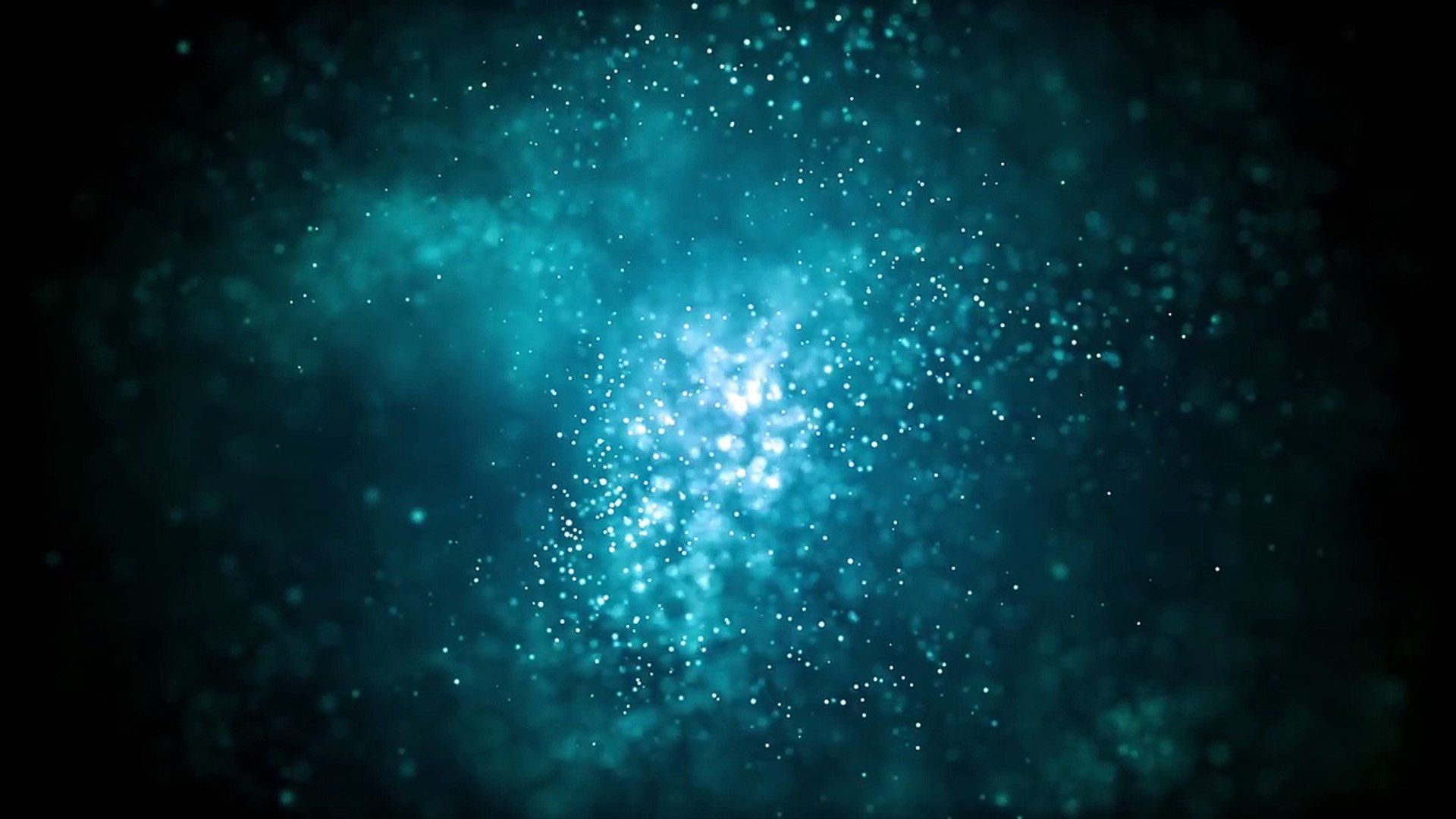 1920x1080 Light Illuminating Blue Glitter Particles _ 4K Relaxing Screensaver 2018