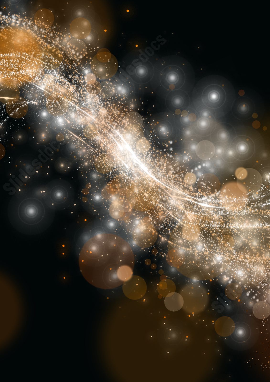 1131x1600 Particles With A Golden Light Effect Page Border Background Word Template And Google Docs For Free Download