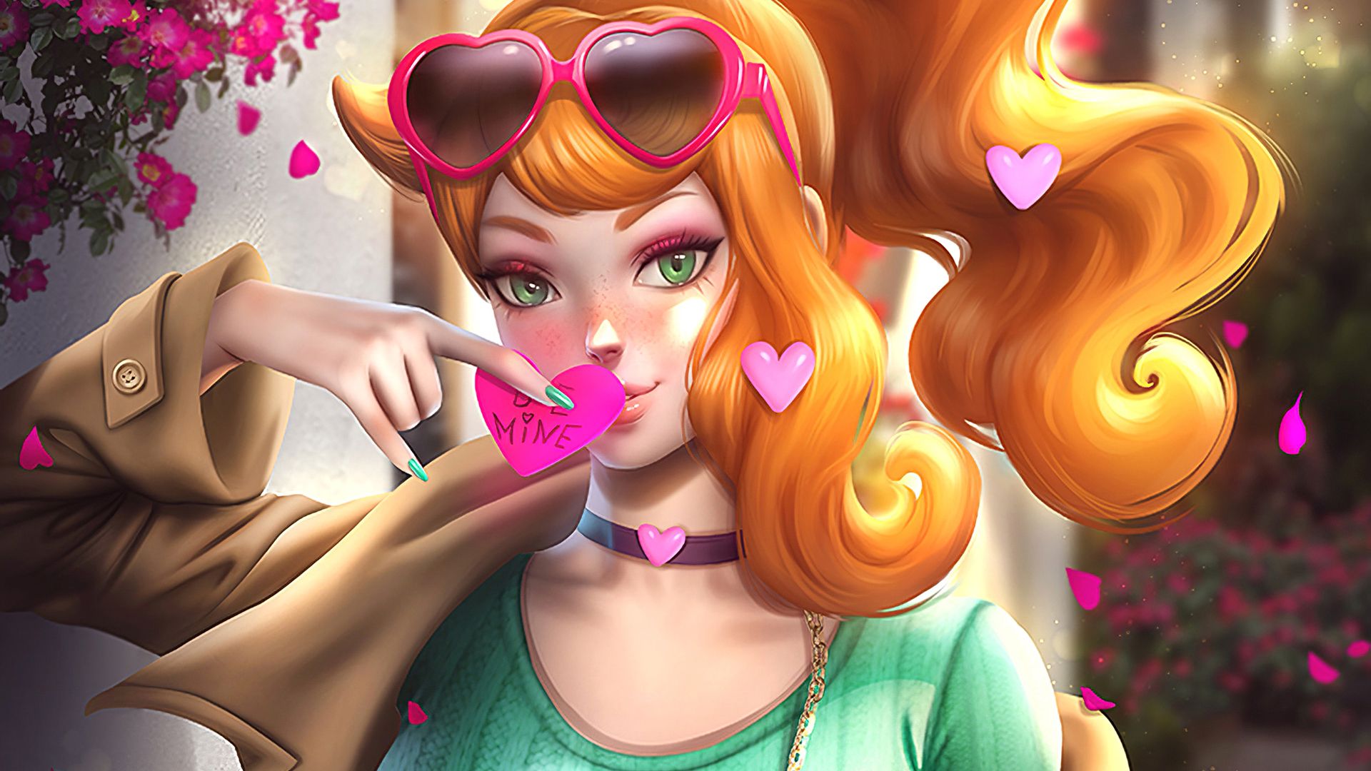 1920x1080 Sonia With Sunglass HD Pokemon Sword And Shield Wallpaper