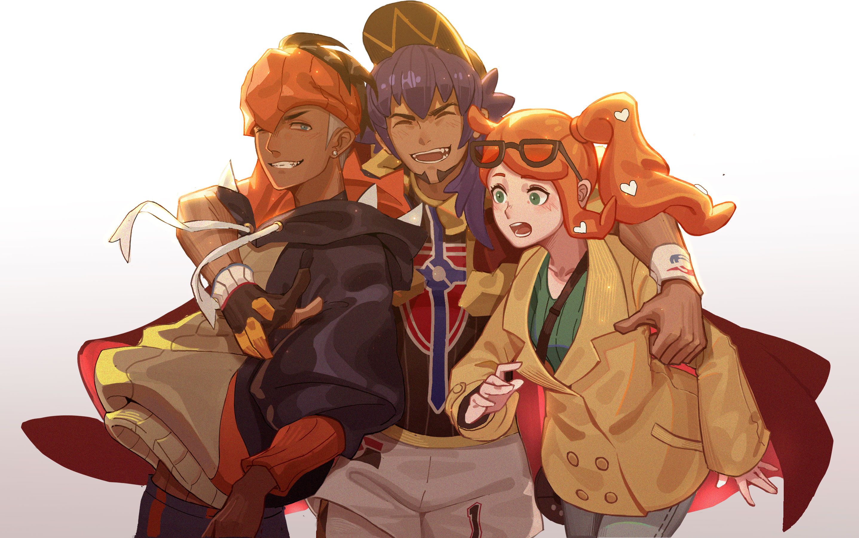 2875x1800 Download Sonia (Pokémon) Raihan (Pokémon) Leon (Pokémon) Video Game Pokémon: Sword And Shield HD Wallpaperx1800