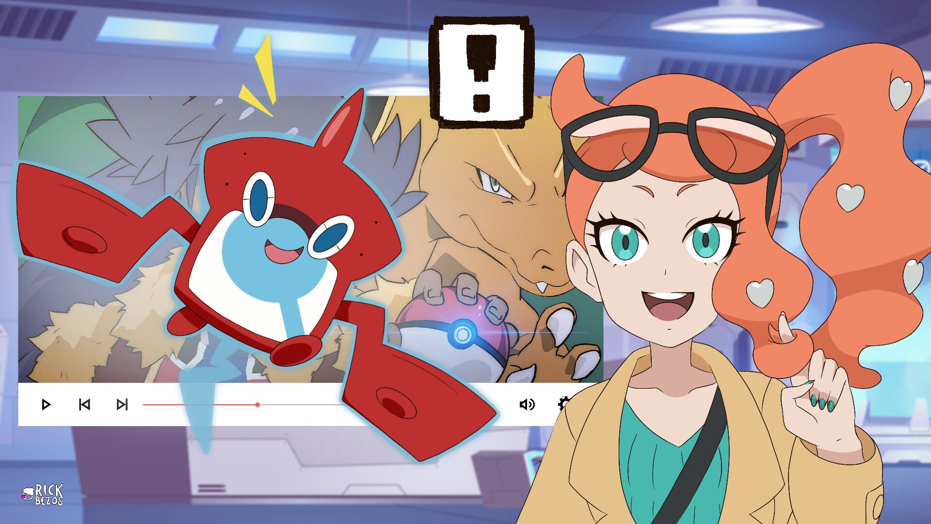 1920x1080 Pokémon: Sonia and Rottom