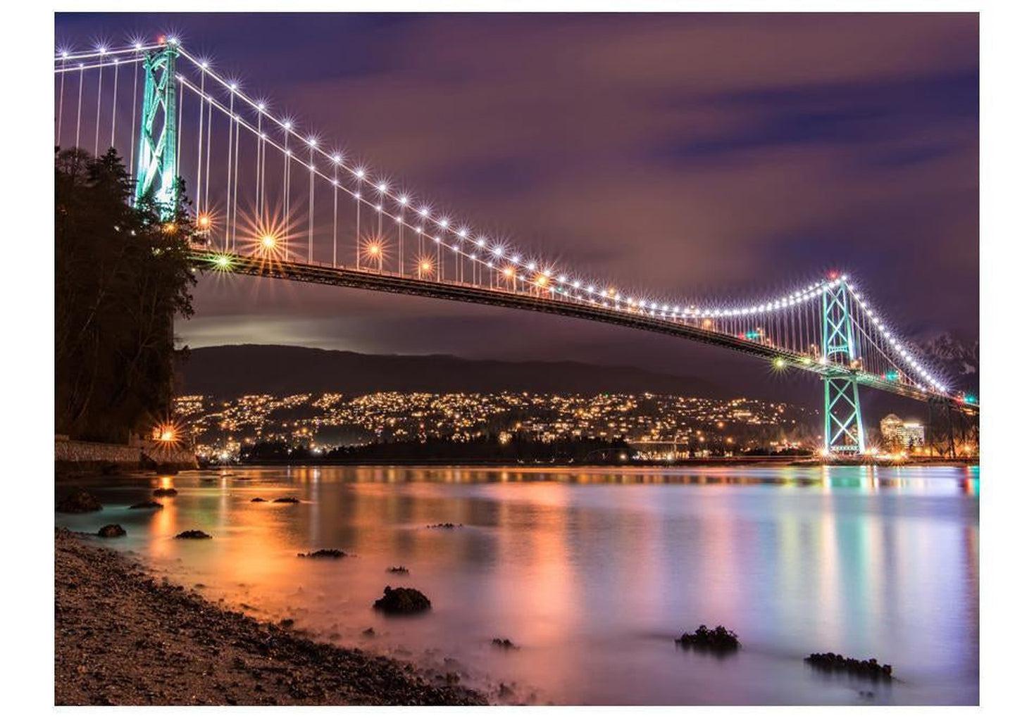 1468x1020 Cityscape Wallpaper Wall Mural Gate Bridge Canada