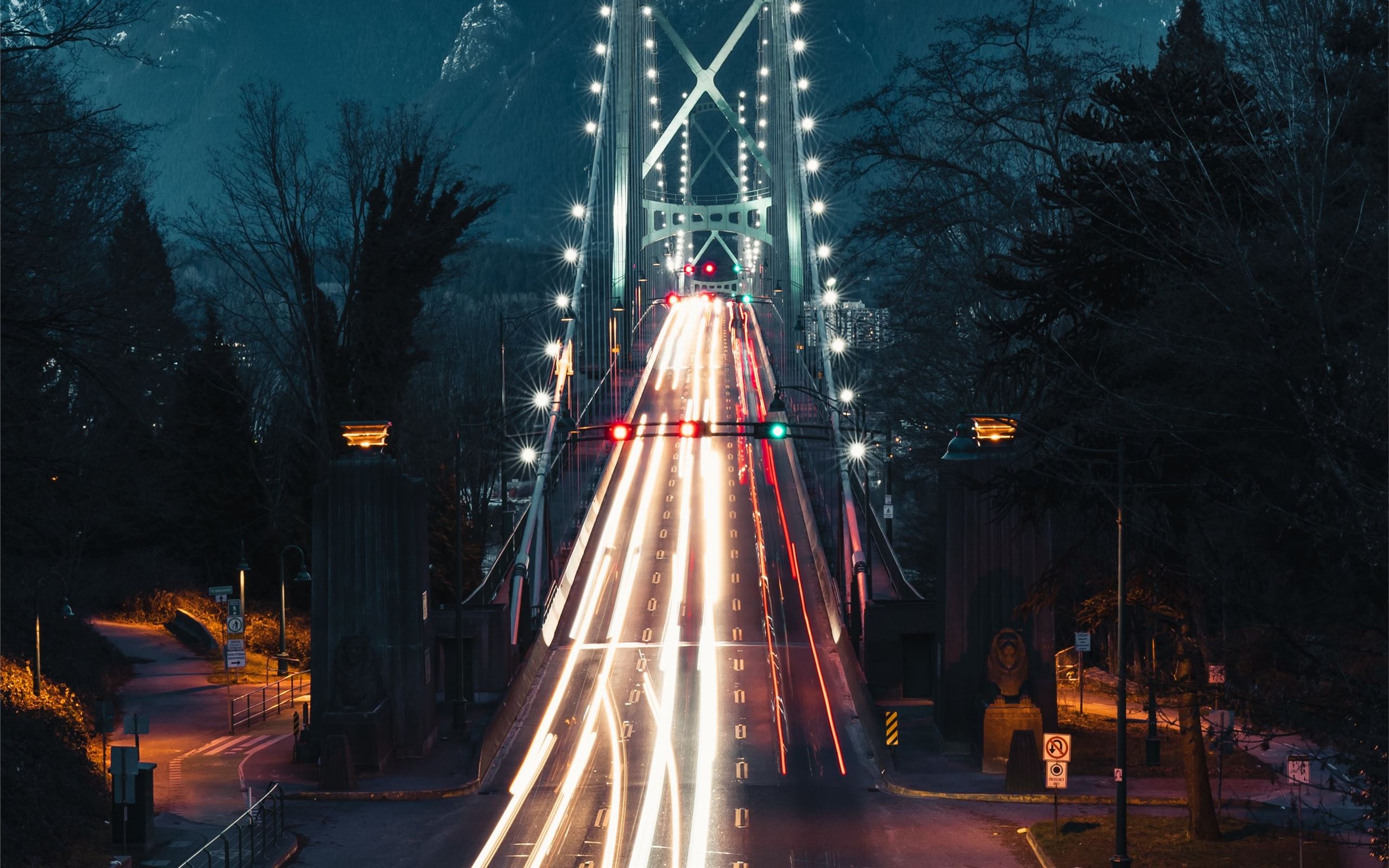 2560x1600 Lions Gate Bridge, Vancou. MacBook Air Wallpaper Download