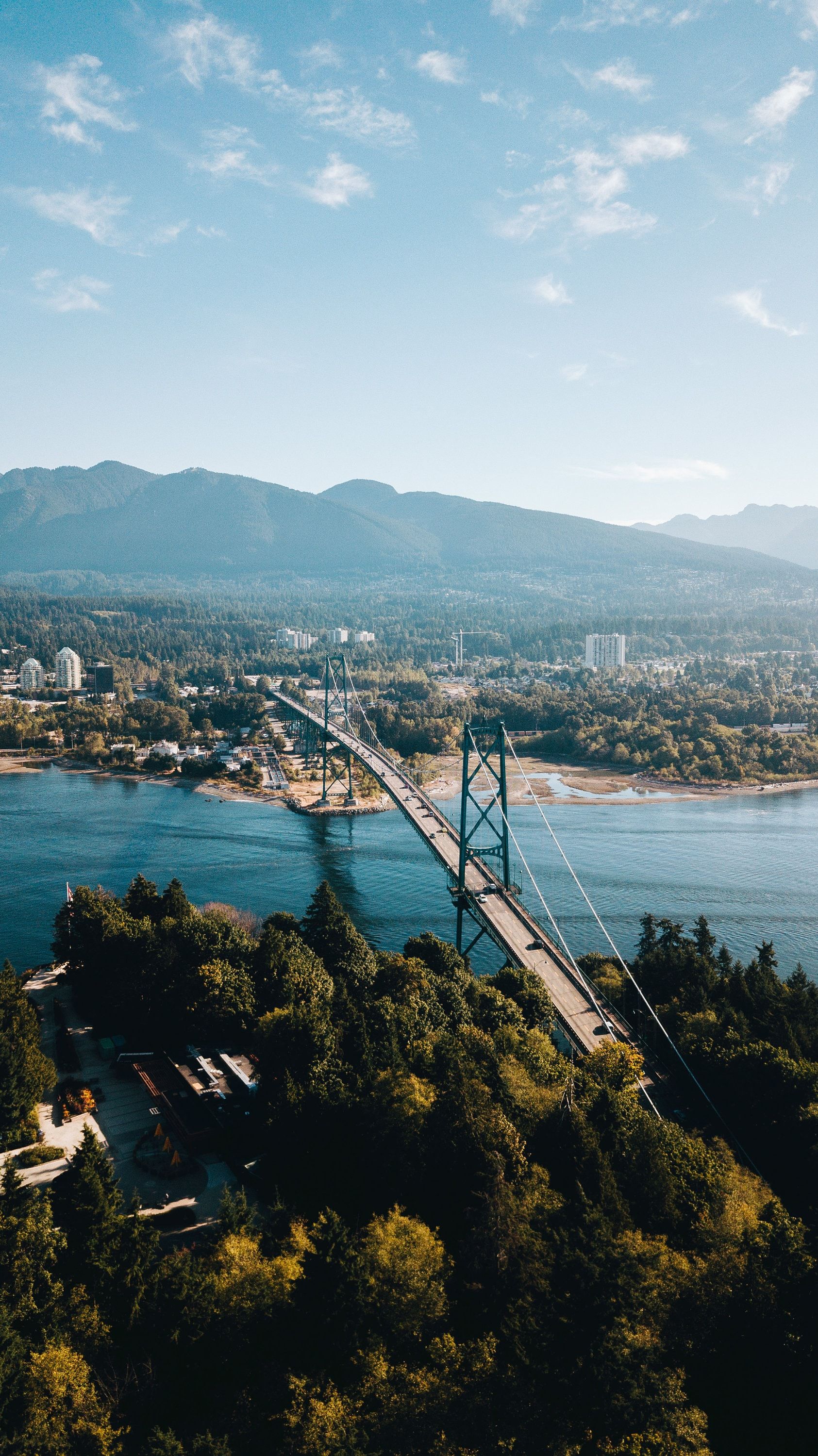 1685x3000 Vancouver Lions Gate Bridge Print