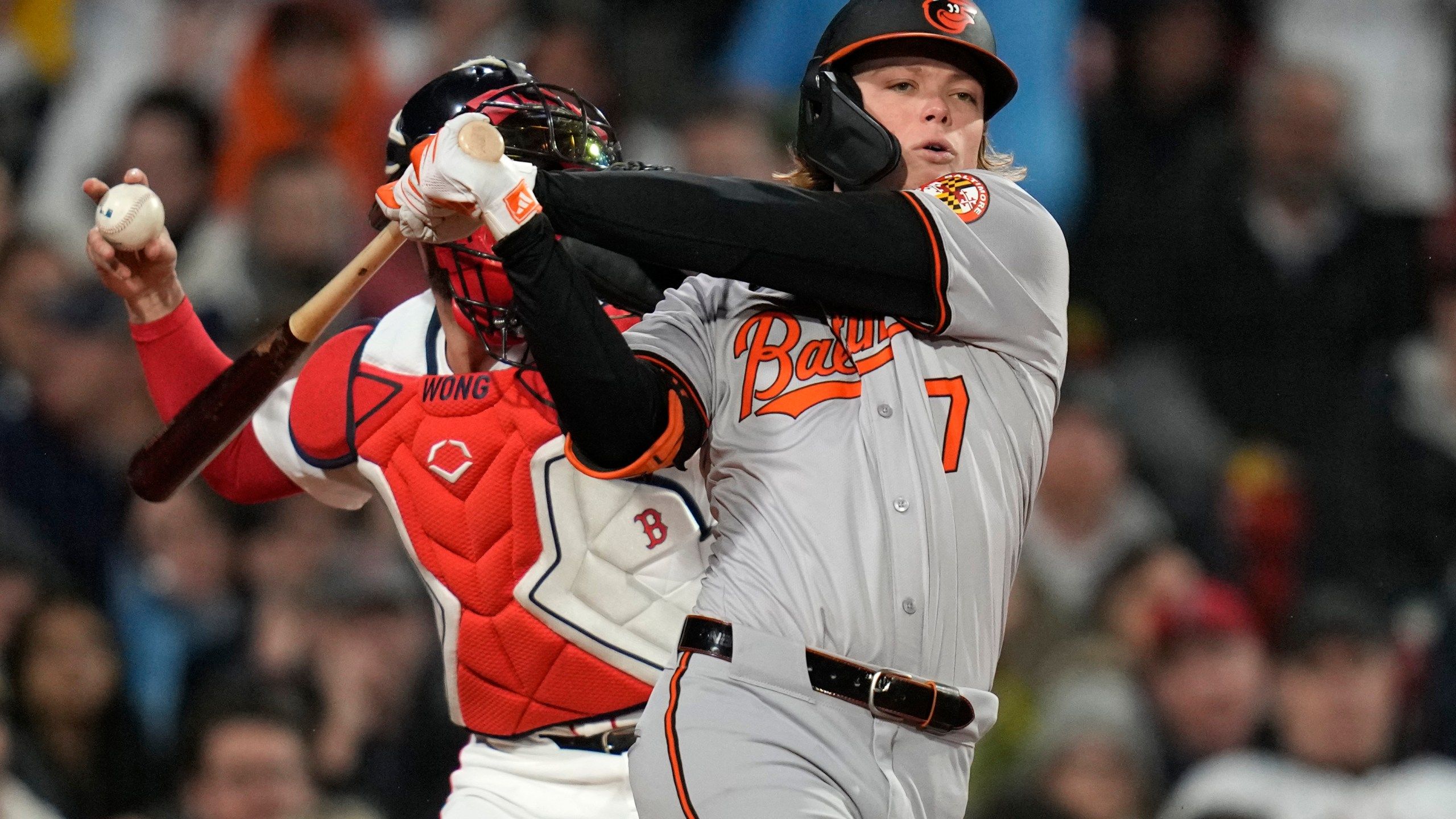 2560x1440 Jackson Holliday, Baseball's Top Rated Prospect, Makes MLB Debut For Orioles At Fenway Park