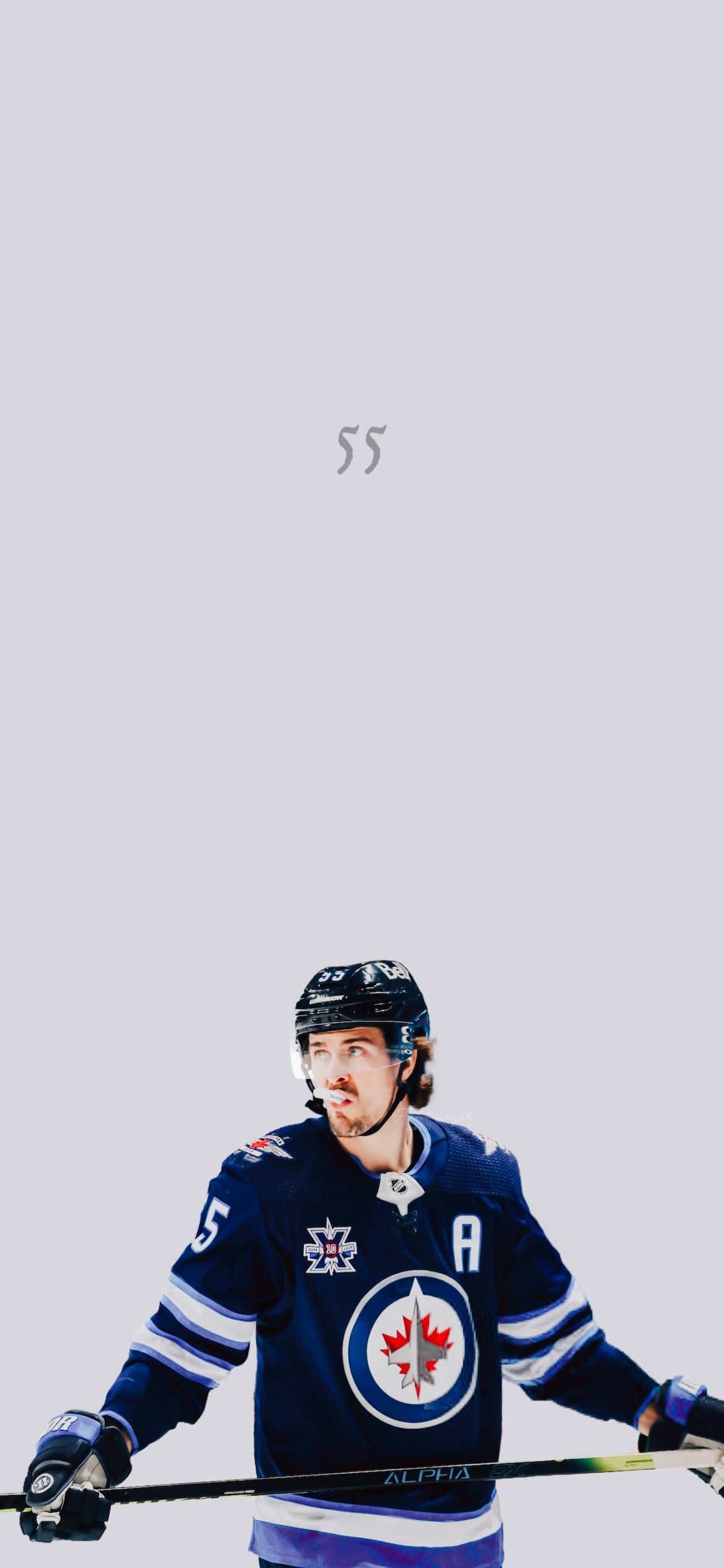 1170x2532 wallpaper • mark scheifele + freestyle (iphone 12 pro) Requested by anon Credits of the wallpaper' elements and style go to