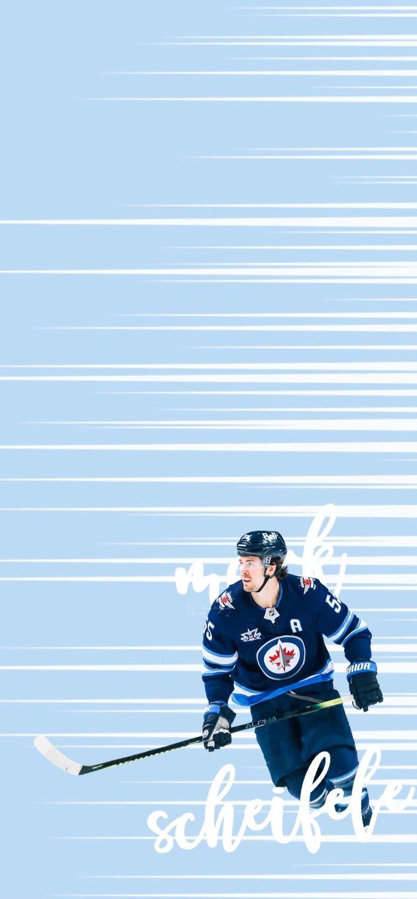 828x1784 wallpaper • mark scheifele + name & number (iphone xr) Requested by anon Credits of the wallpaper' elements and style go to