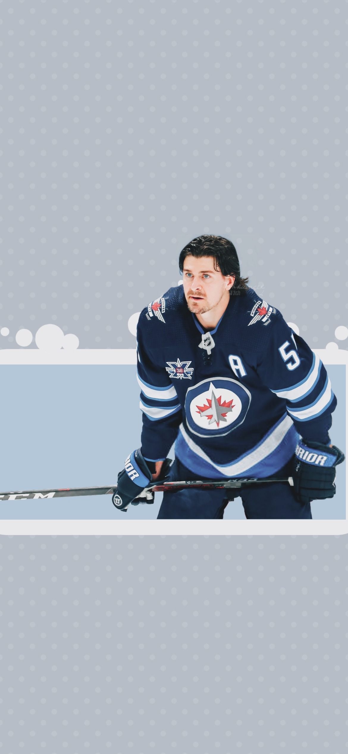 1170x2532 wallpaper • mark scheifele + freestyle (iphone 12 pro) Requested by anon Credits of the wallpaper' elements and style go to