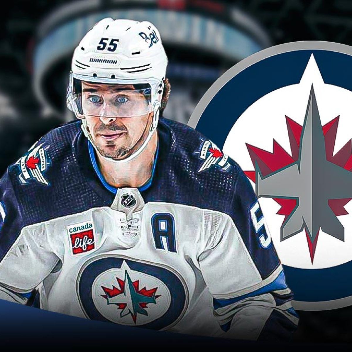1200x1200 Mark Scheifele's immediate reaction to breaking Jets' goals record