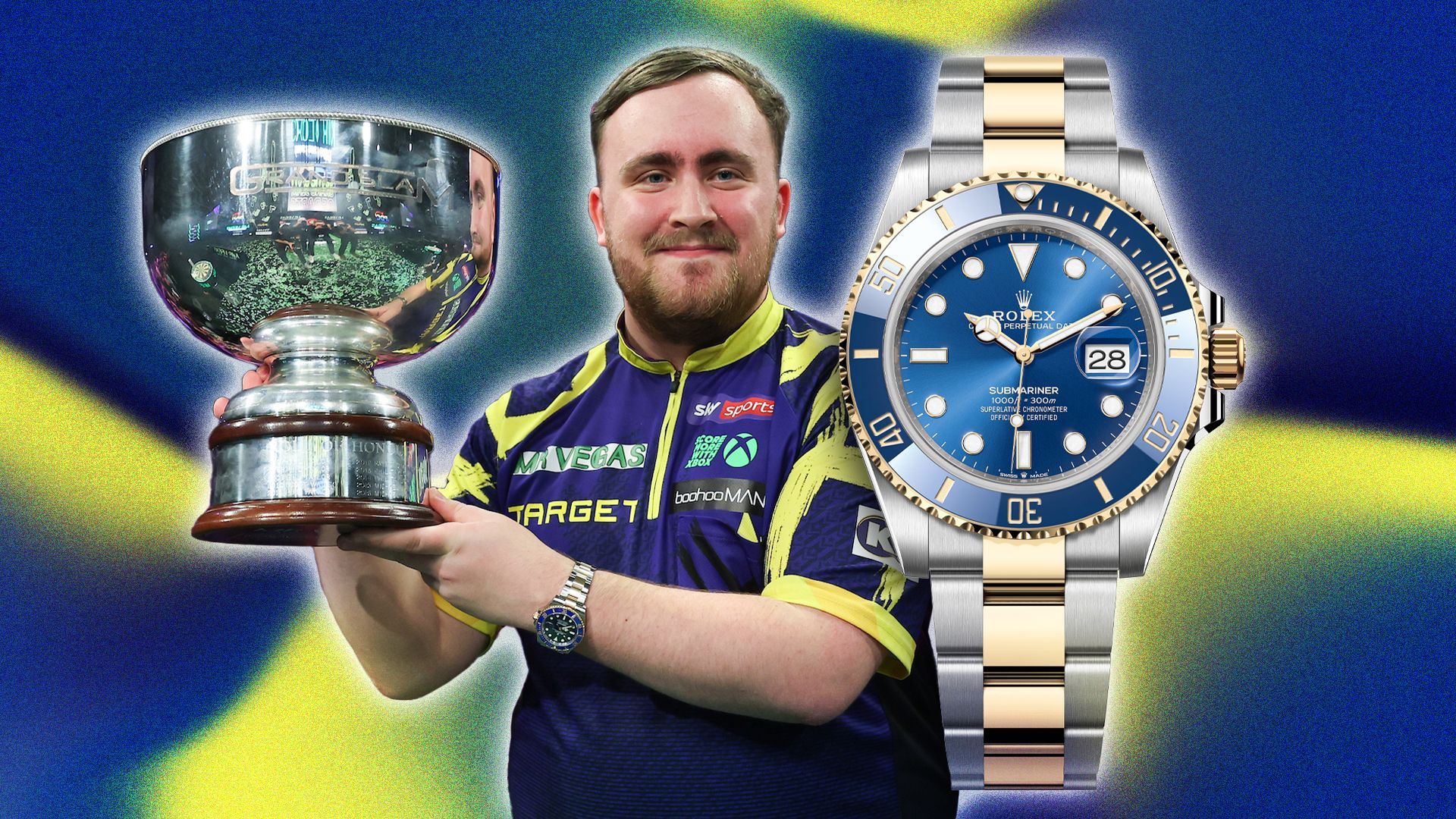 1920x1080 Luke Littler hits the bullseye with his new Rolex