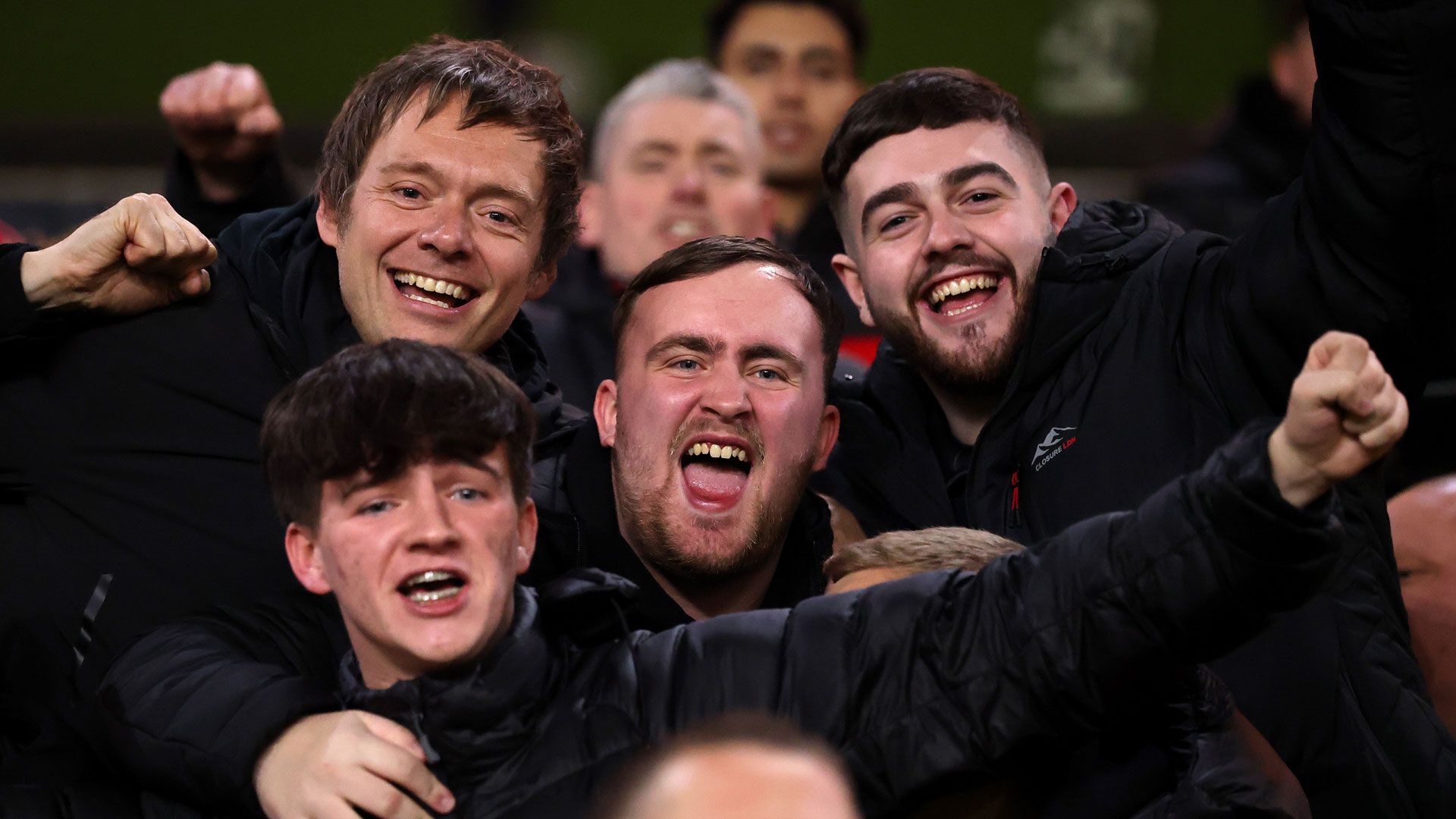 1920x1080 Rowdy Luke Littler enjoys first away day watching Man Utd's win over Wolves before World Darts Championship