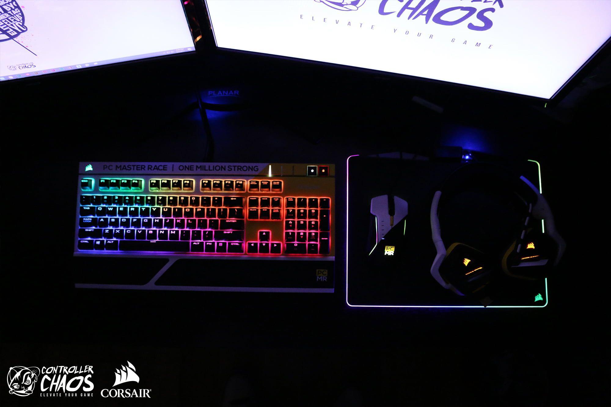 2000x1333 Corsair RGB gaming keyboard, computer, keyboards, nerds HD wallpaper