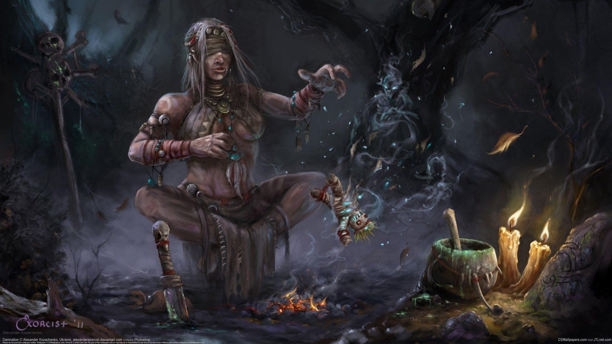 2133x1200 Shaman Wallpaper