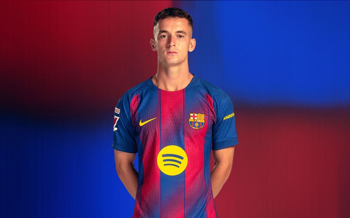 1200x750 M. Casadó 2026 Player Page. Midfielder. FC Barcelona Official Website