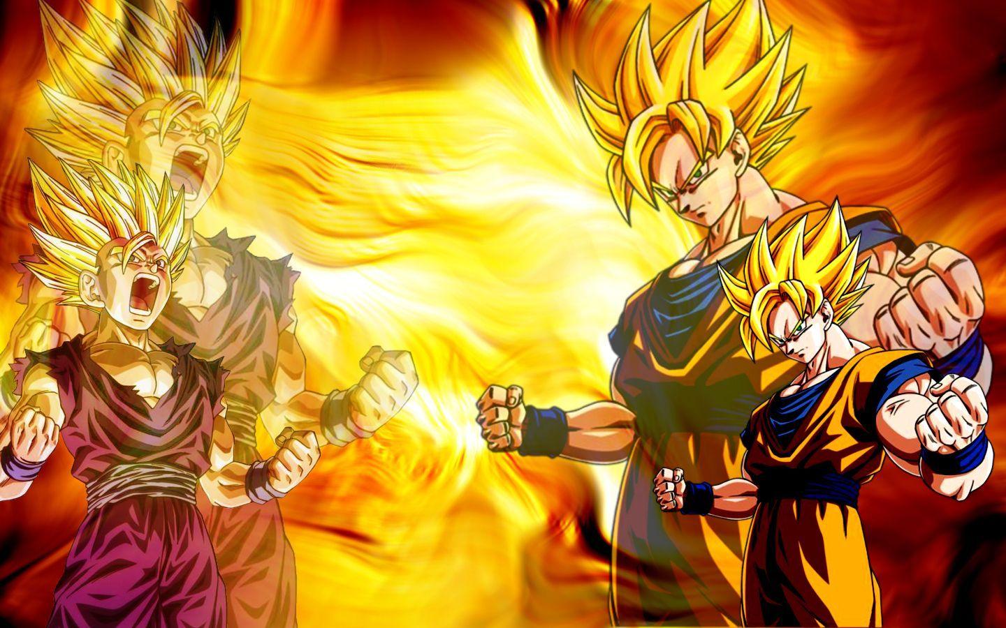 Download wallpaper 1440x900 dragon ball, blue power, gogeta, art, 1440x900  widescreen 16:10 hd background, 19593