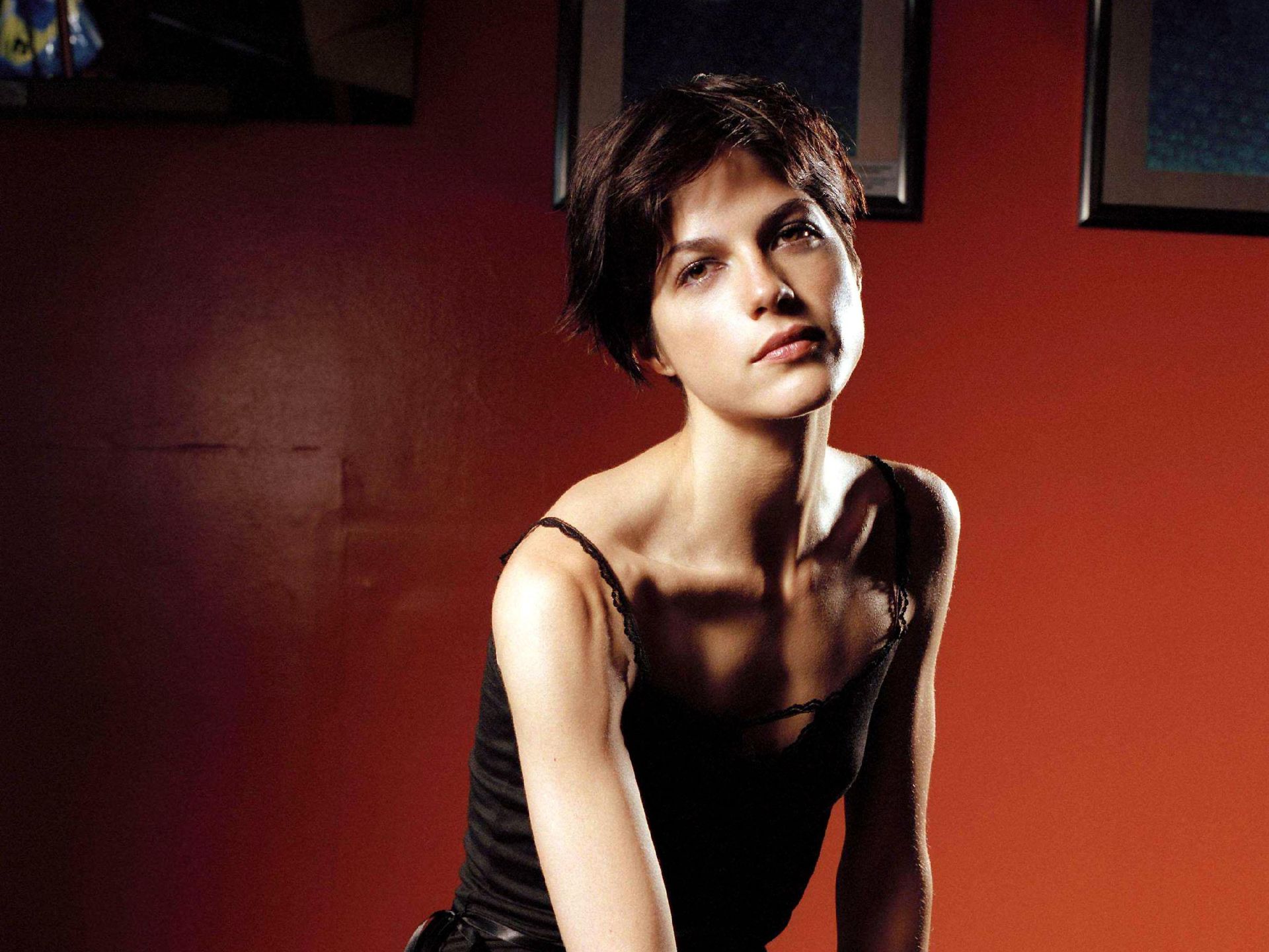 1920x1440 Desktop wallpaper: Celebrity, Selma Blair, Actress, American, Brown Eyes, Brunette, Short Hair 4K free download for PC. 838426