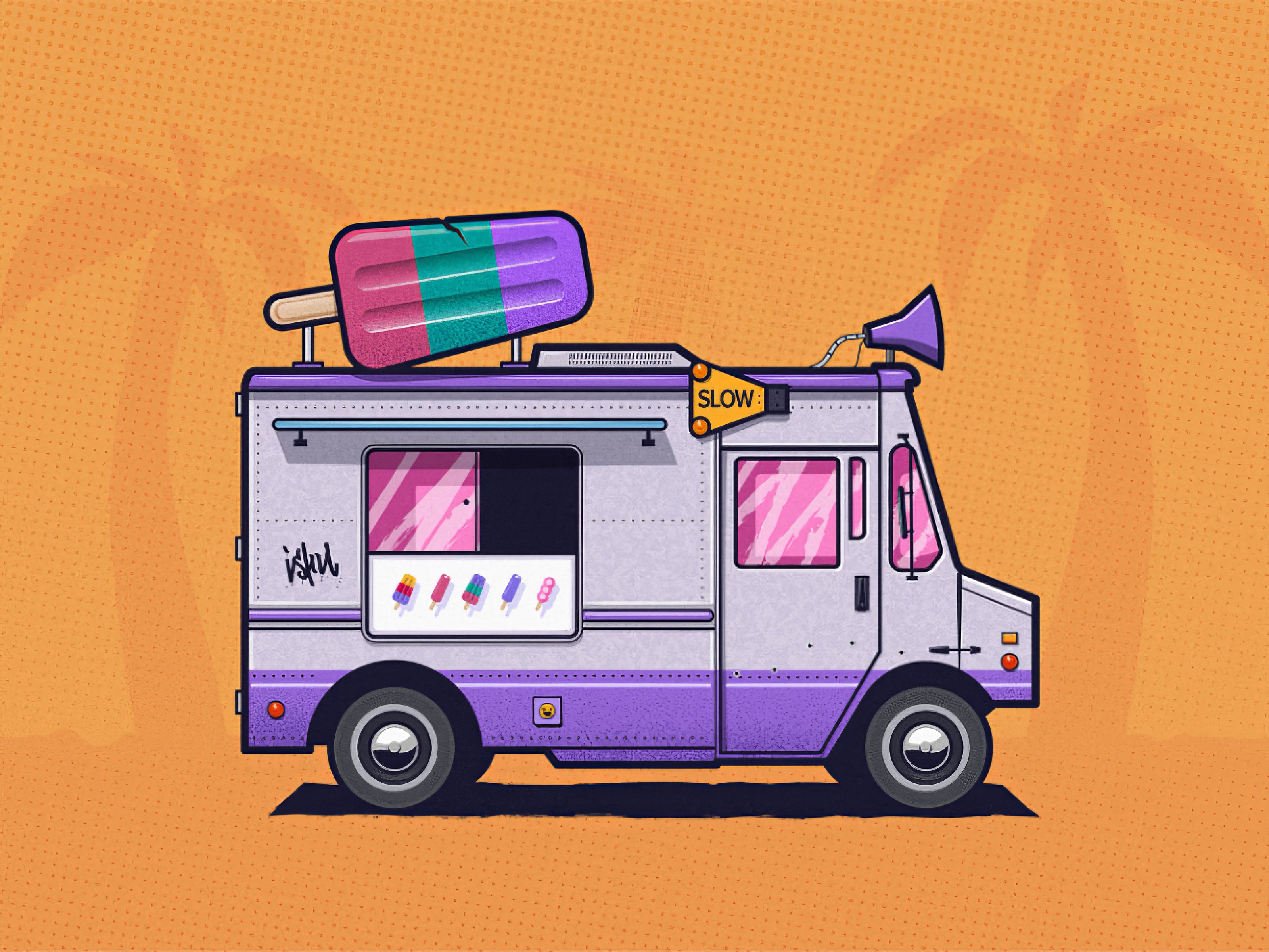 3200x2400 Ice Cream Truck Wallpaper