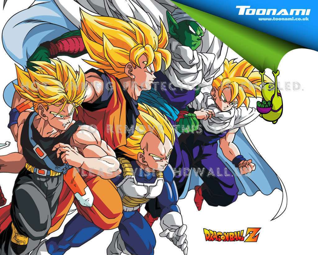 1024x819 Vegeta Son Goku Trunks Gohan Piccolo Dragon Ball Ball Z