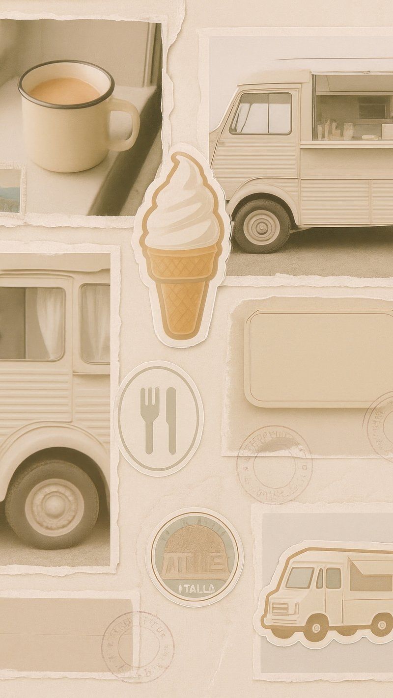 800x1422 Ice Cream Truck Wallpaper Image Wallpaper