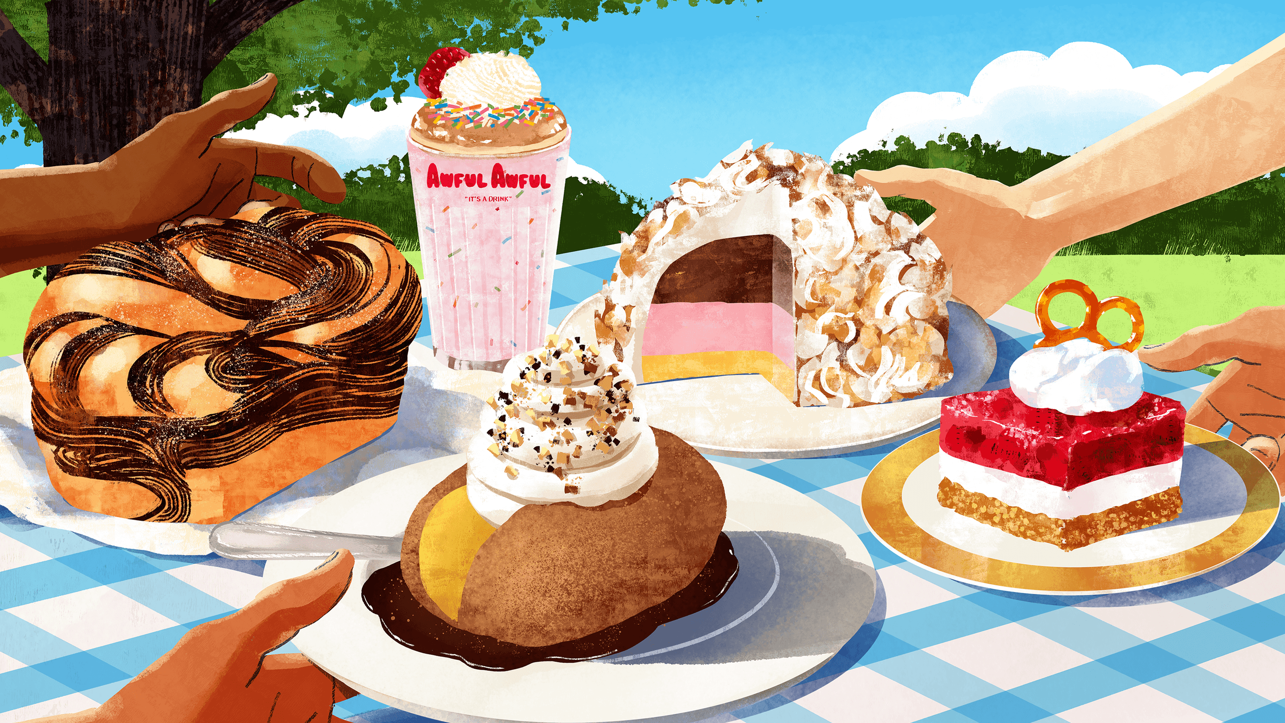 2560x1440 States, 50 Desserts: America's Favorite Sweet Treats. Condé Nast Traveler
