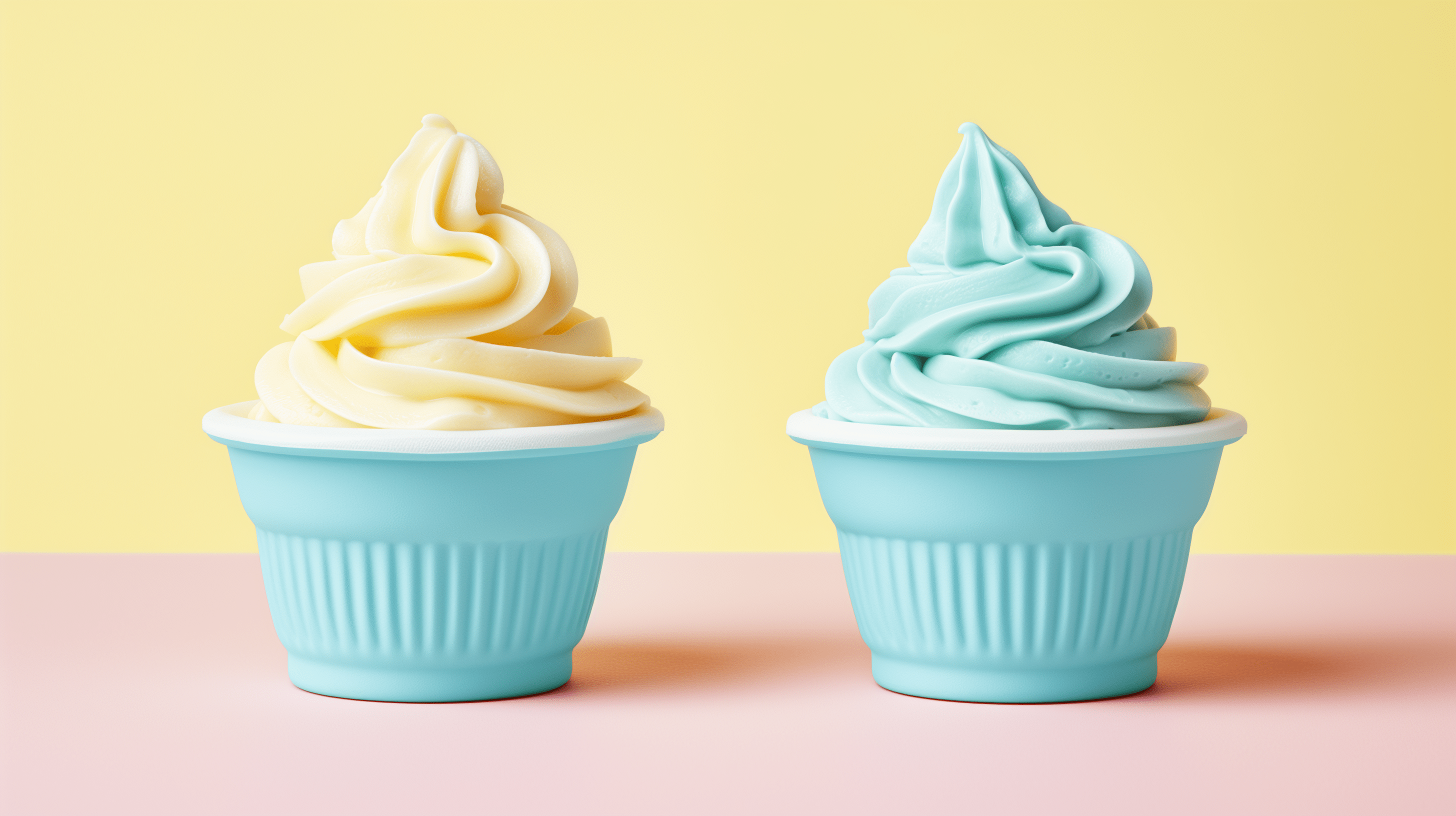 2912x1632 Frozen Yogurt Delight HD Wallpaper Dessert Background