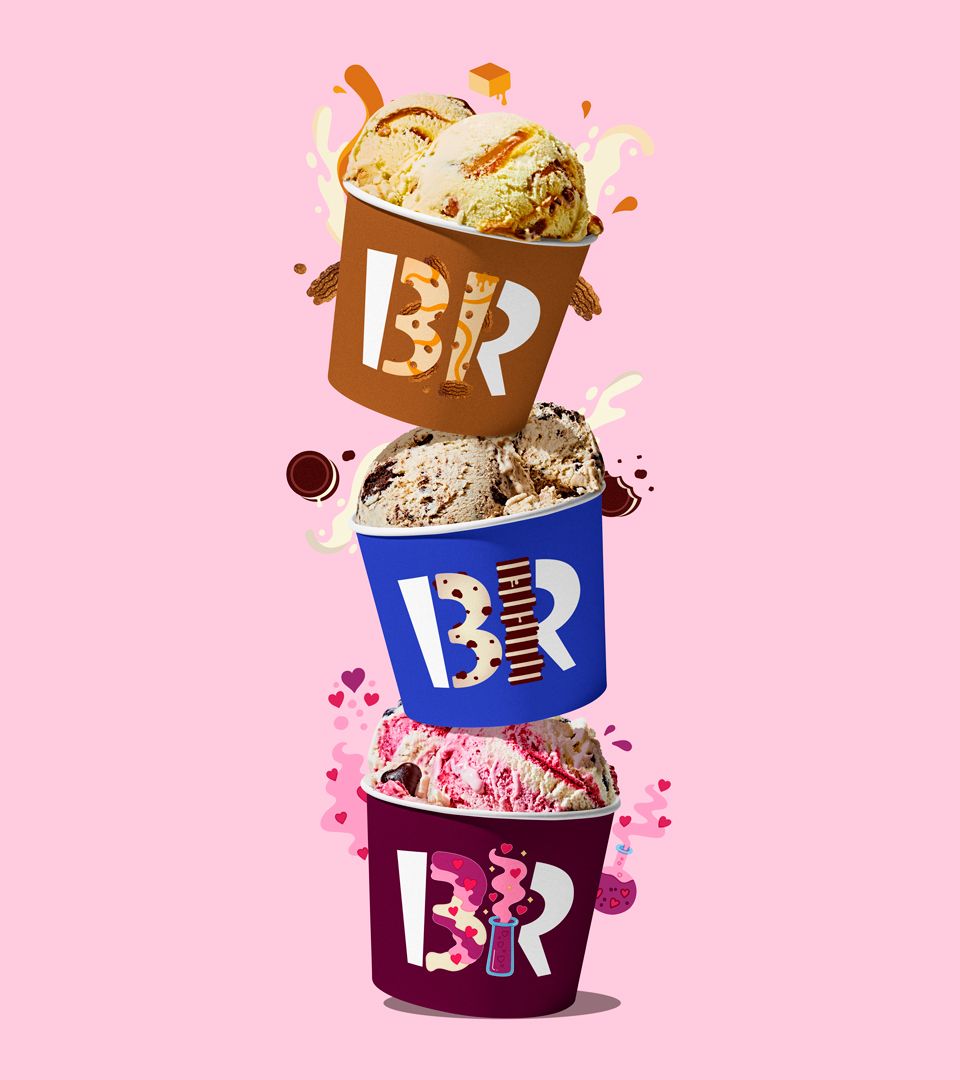 960x1080 Baskin Robbins Wallpaper