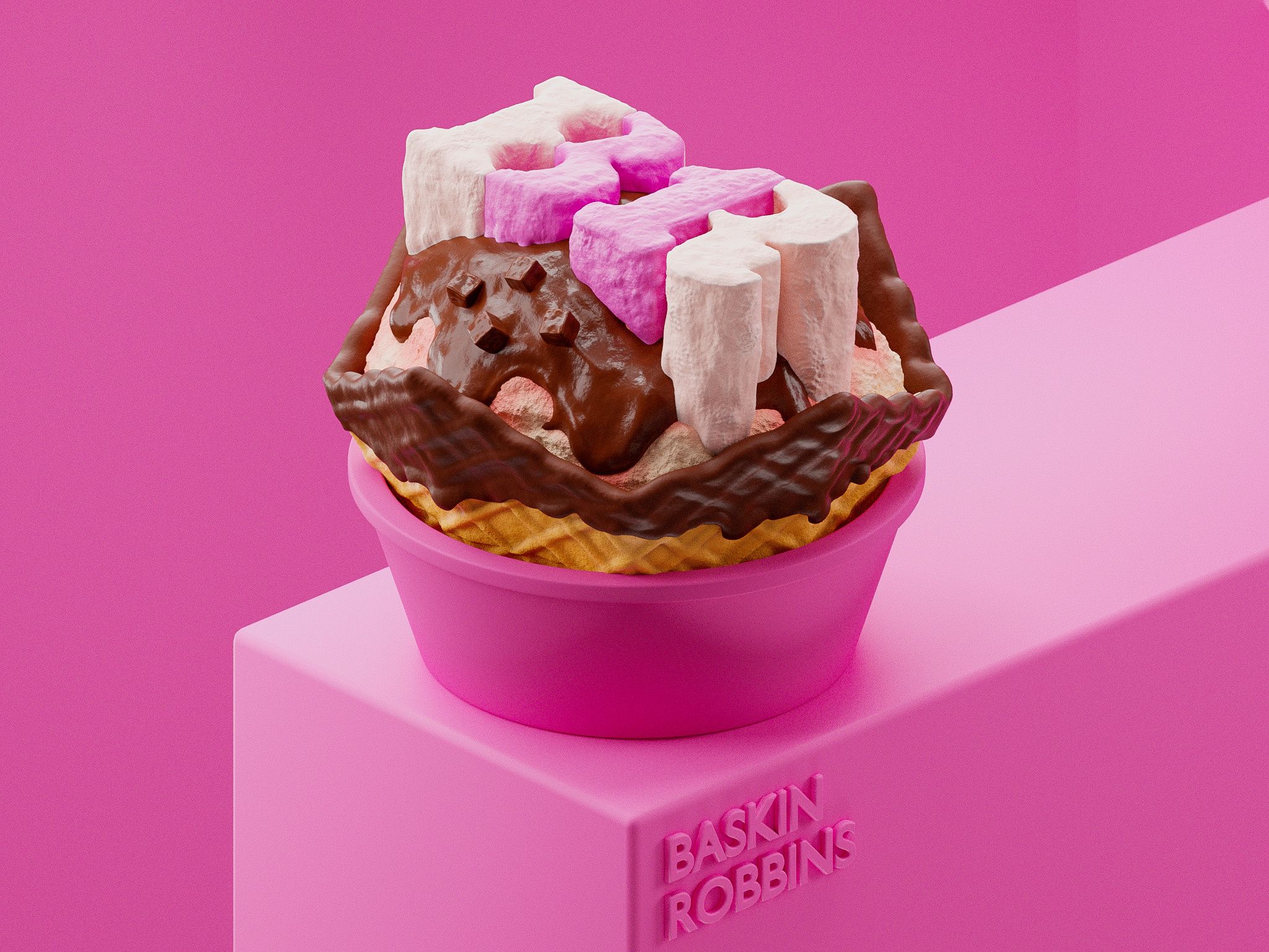 2048x1536 Baskin Robbins by Eslam Mhd on Dribbble