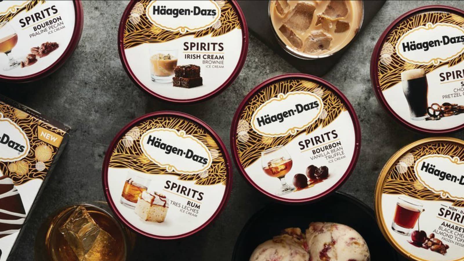 1600x900 Haagen Dazs Announces New Boozy Ice Cream Line