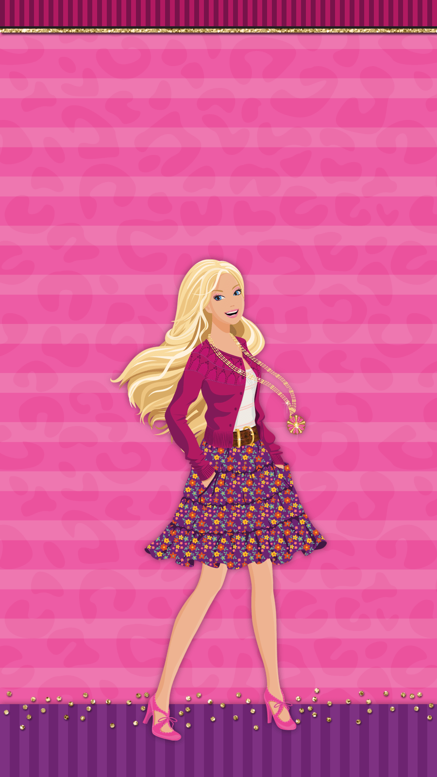 900x1600 ♡ Cute Walls ♡: Barbie girl wallpaper set
