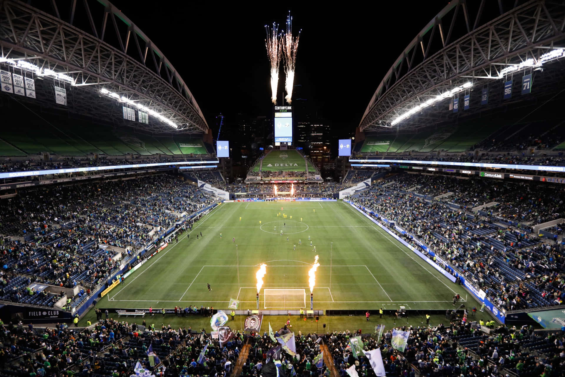 1920x1280 Download Seattle Sounders FC Lumen Field Arena Wallpaper