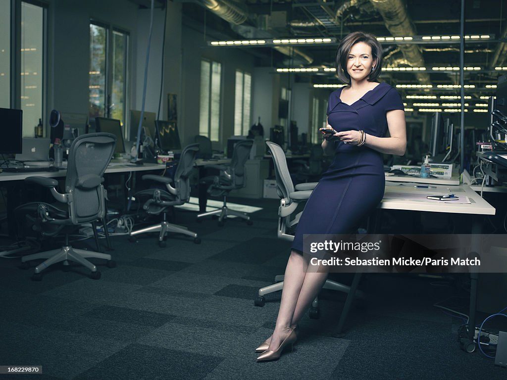 1024x768 Chief operating officer of Facebook, Sheryl Sandberg is photographed. News Photo