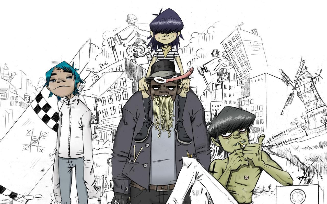 1280x800 Jamie Hewlett Wallpaper