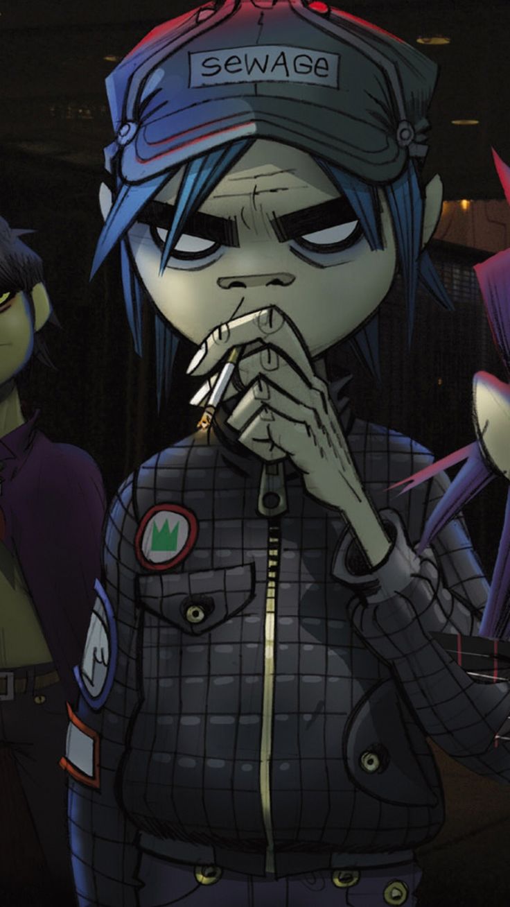736x1308 iPhone wallpaper. Jamie hewlett, Gorillaz, Fondos HD celular