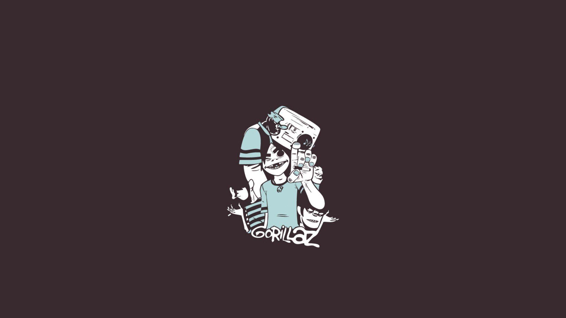 1920x1080 Gorillaz, 2 D, Murdoc Niccals, Noodle, Russel Hobbs, Jamie Hewlett Wallpaper HD / Desktop and Mobile Background