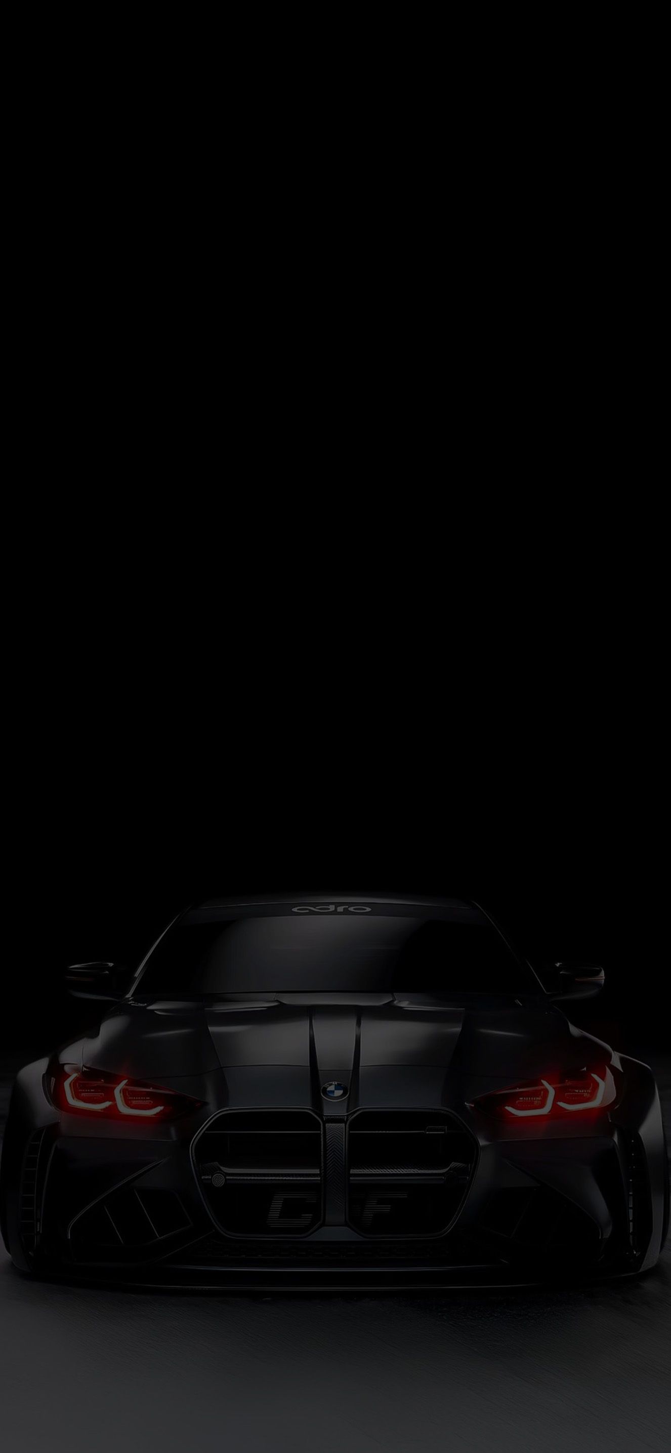 1326x2868 BMW M4 Black Front View Wallpaper Phone Wallpaper