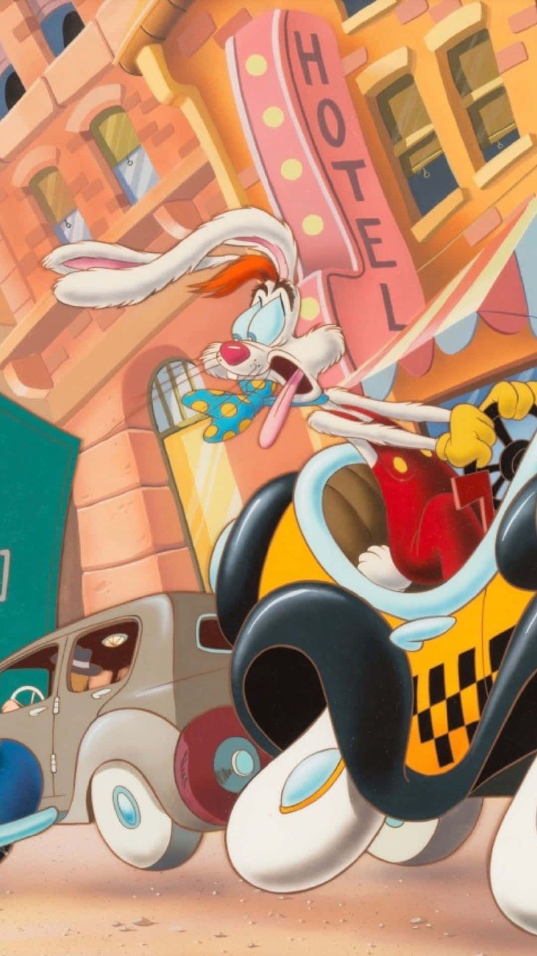 1080x1920 Download Roger Rabbit Car Chase Wallpaper