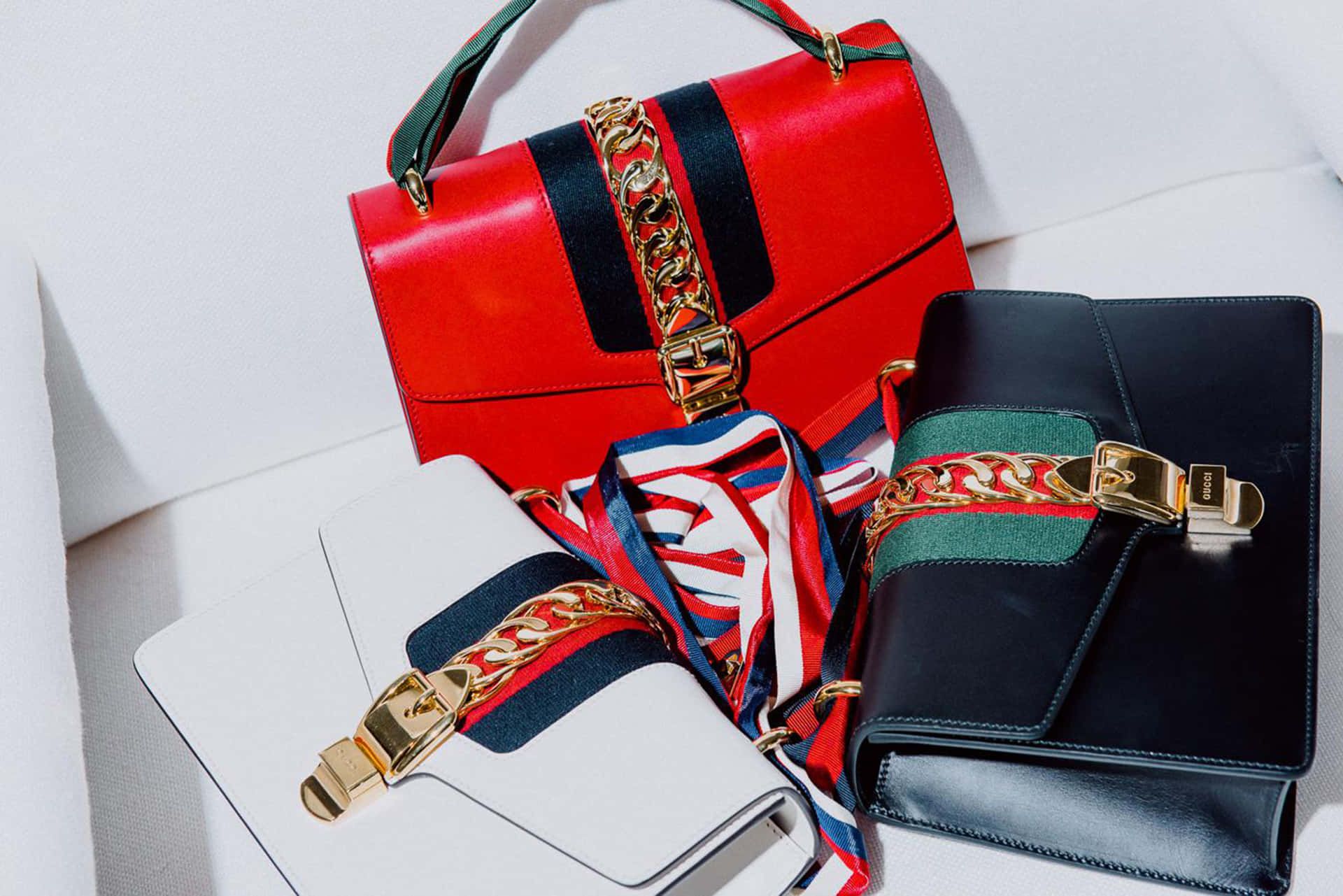 1920x1281 Download Three Luxury Bags Gucci 4k Wallpaper