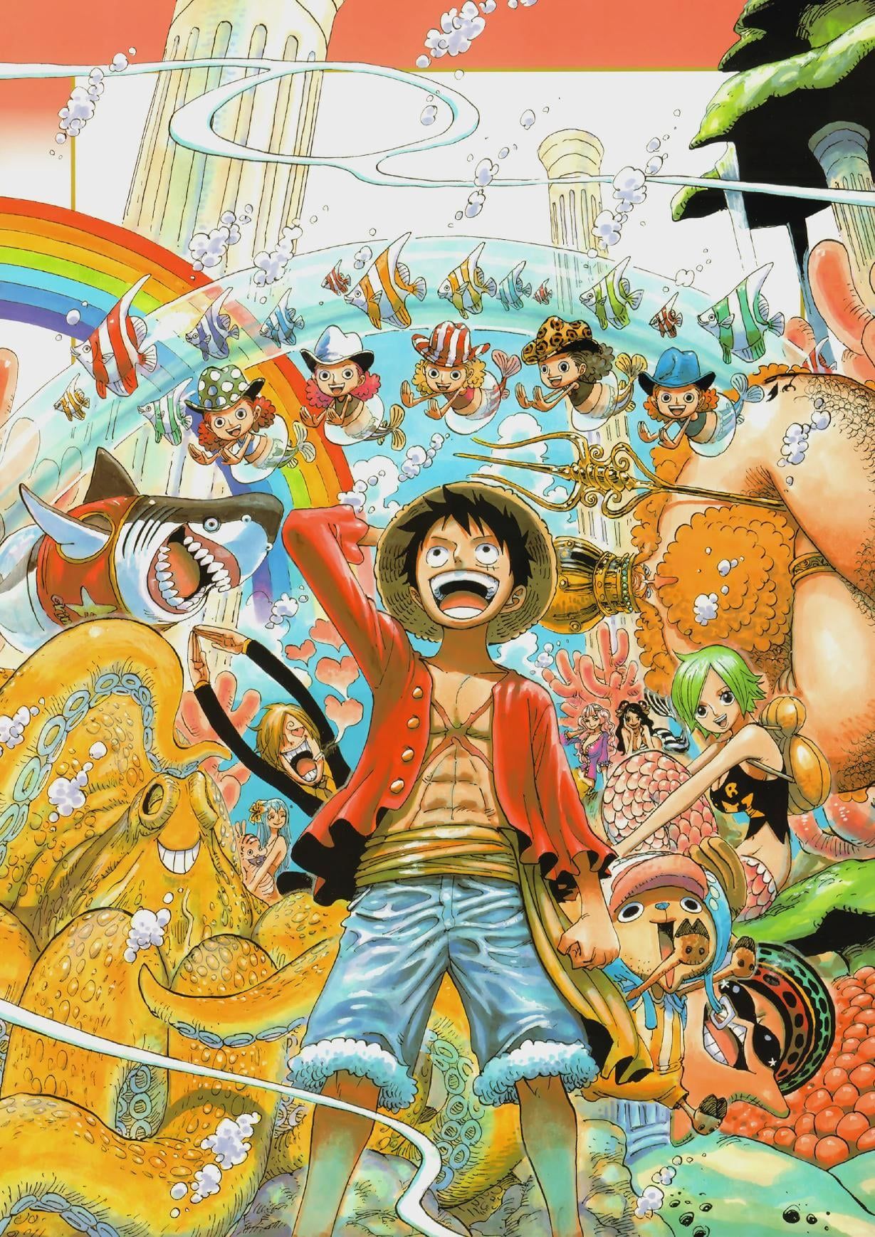1229x1738 Maybe a hot take, but I find the Fishman Island arc to be very boring and slow