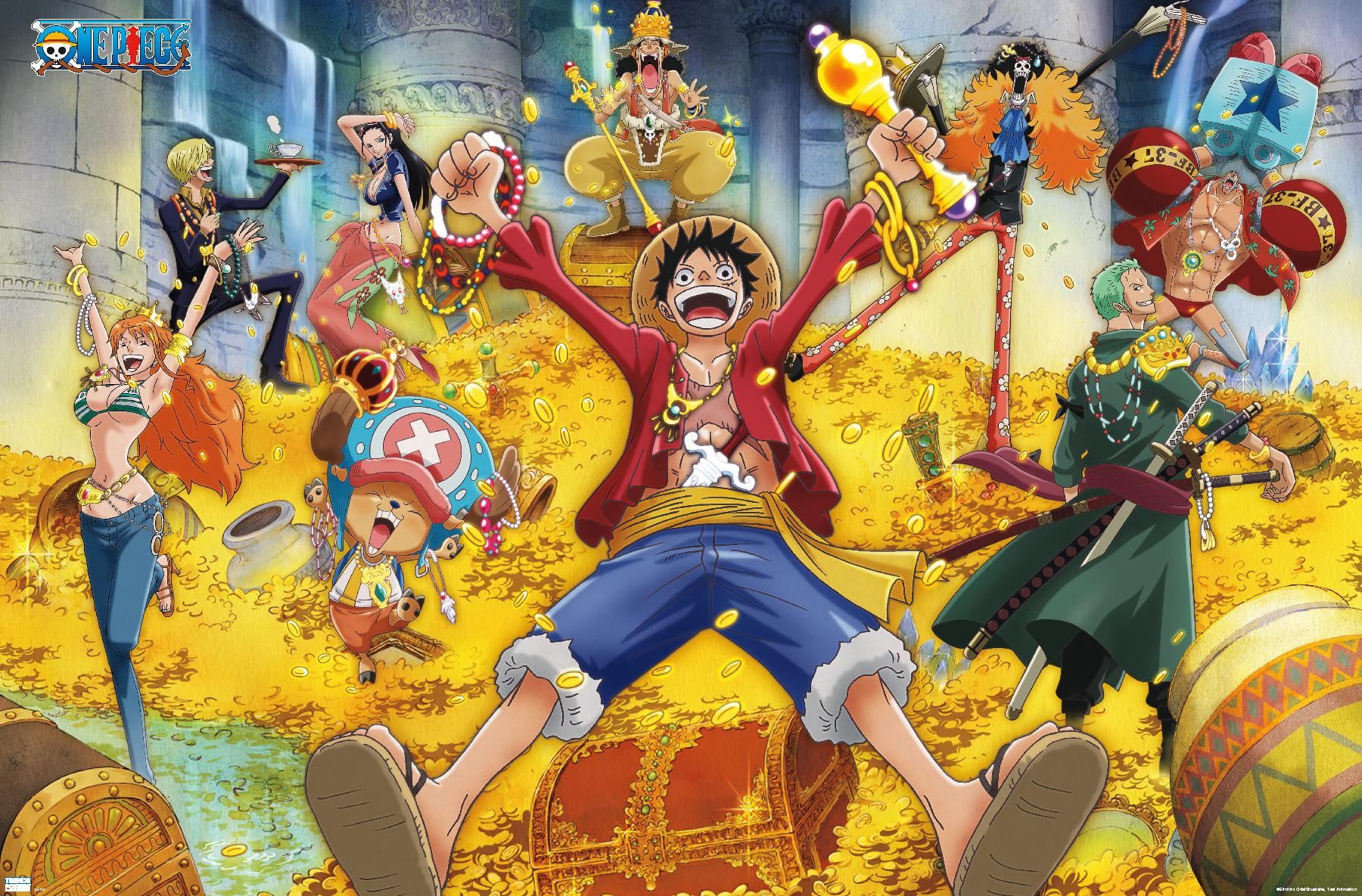 1800x1185 One Piece: Fishman Island Wall Poster, 22.375 x 34 Framed