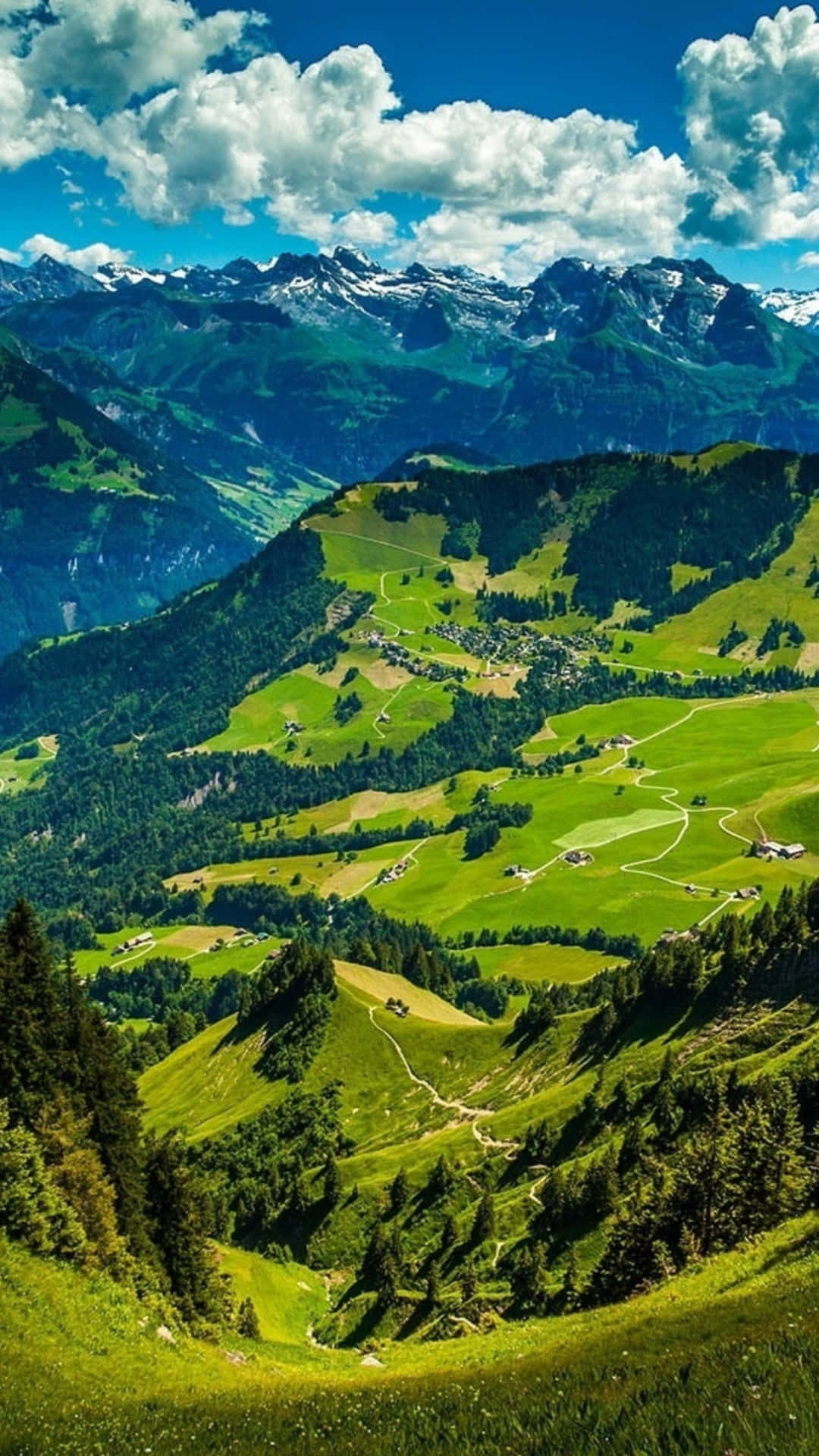 1080x1920 Nature Hills Wallpaper