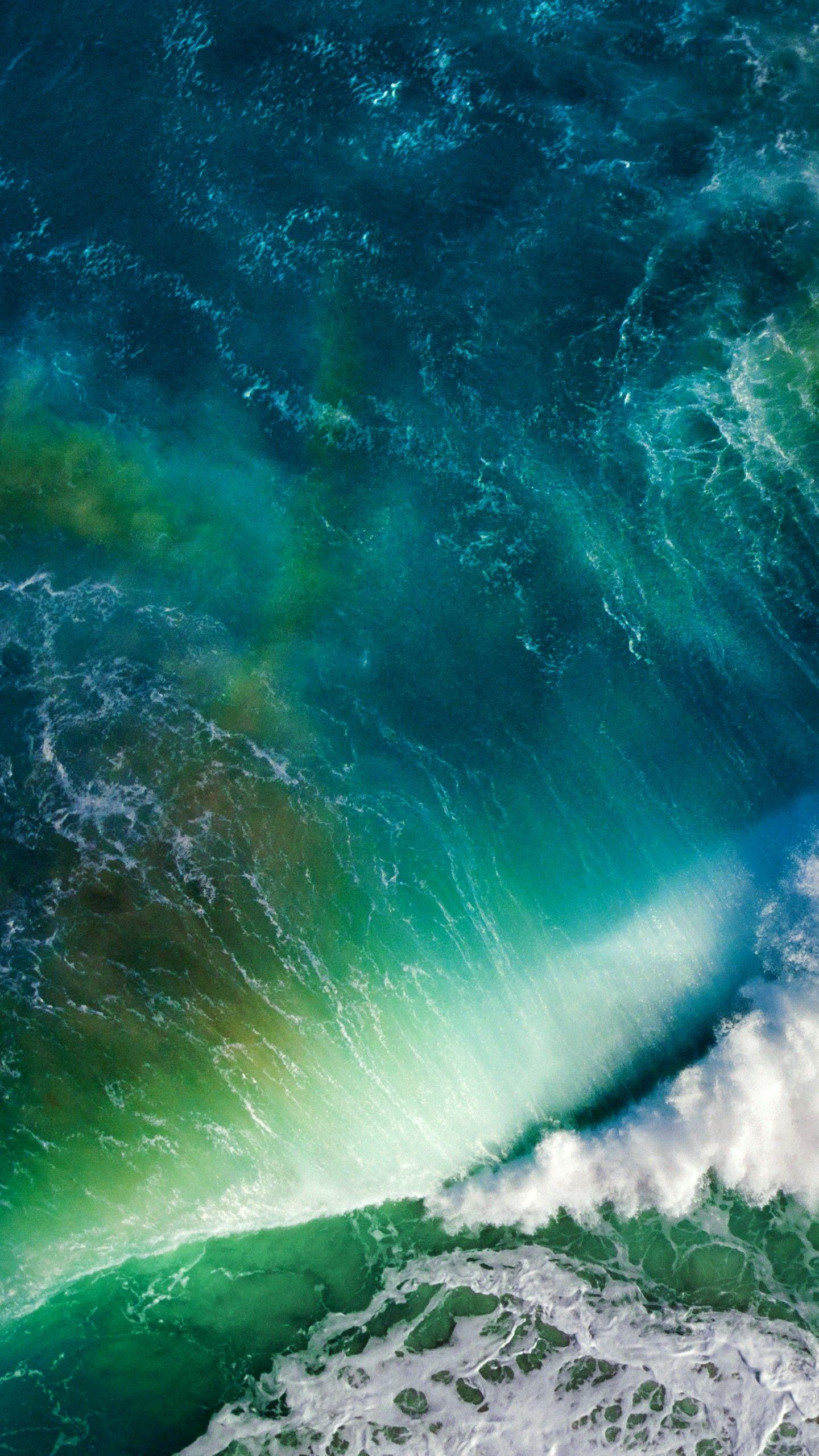 1440x2560 Wallpaper Waves, Sea, Ocean, Stock, iOS, Apple, HD, 5K, Nature
