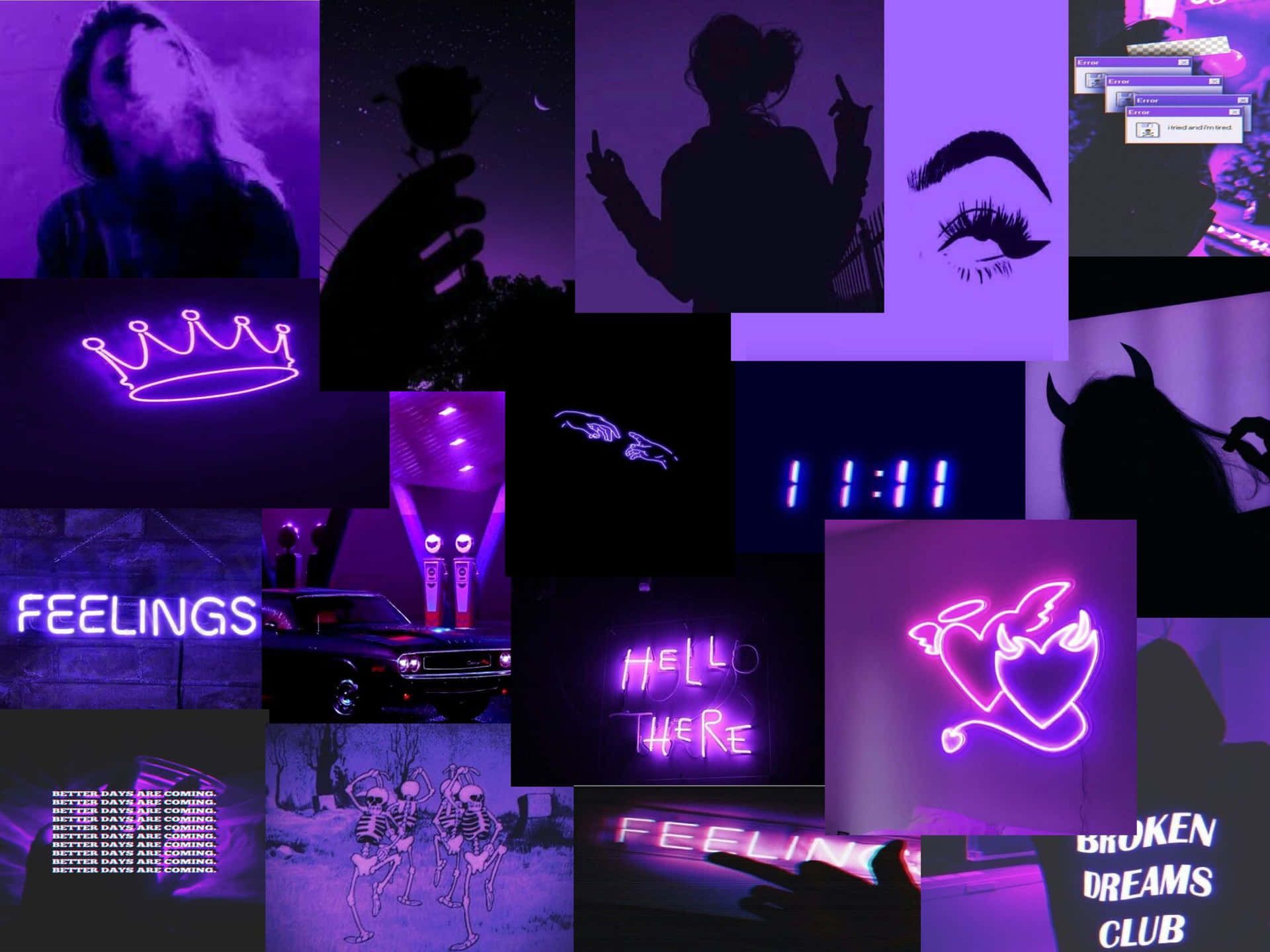 1920x1439 Purple Aesthetic Background