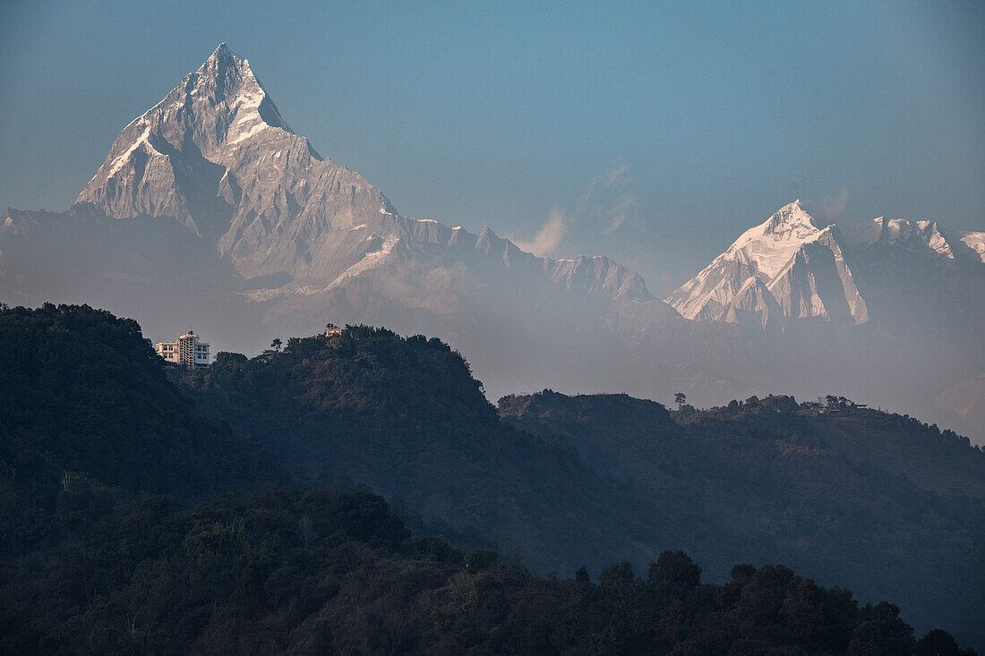 1100x733 Machapuchare Mountain near Pokhara