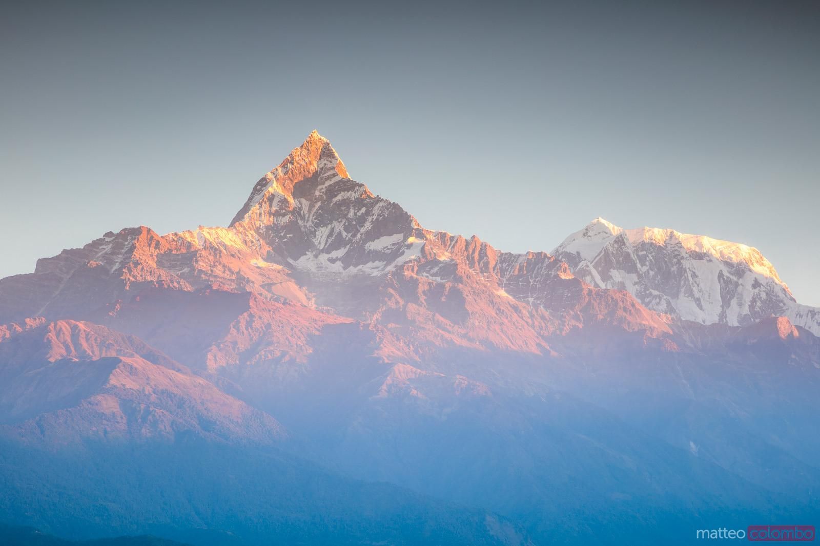 1600x1066 Machapuchare peak in the Annapurna mountain range, Nepal. Royalty Free Image