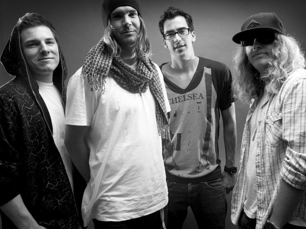 1024x768 V7849 Dirty Heads Portrait Unique Rock Band Group Music BW WALL POSTER PRINT