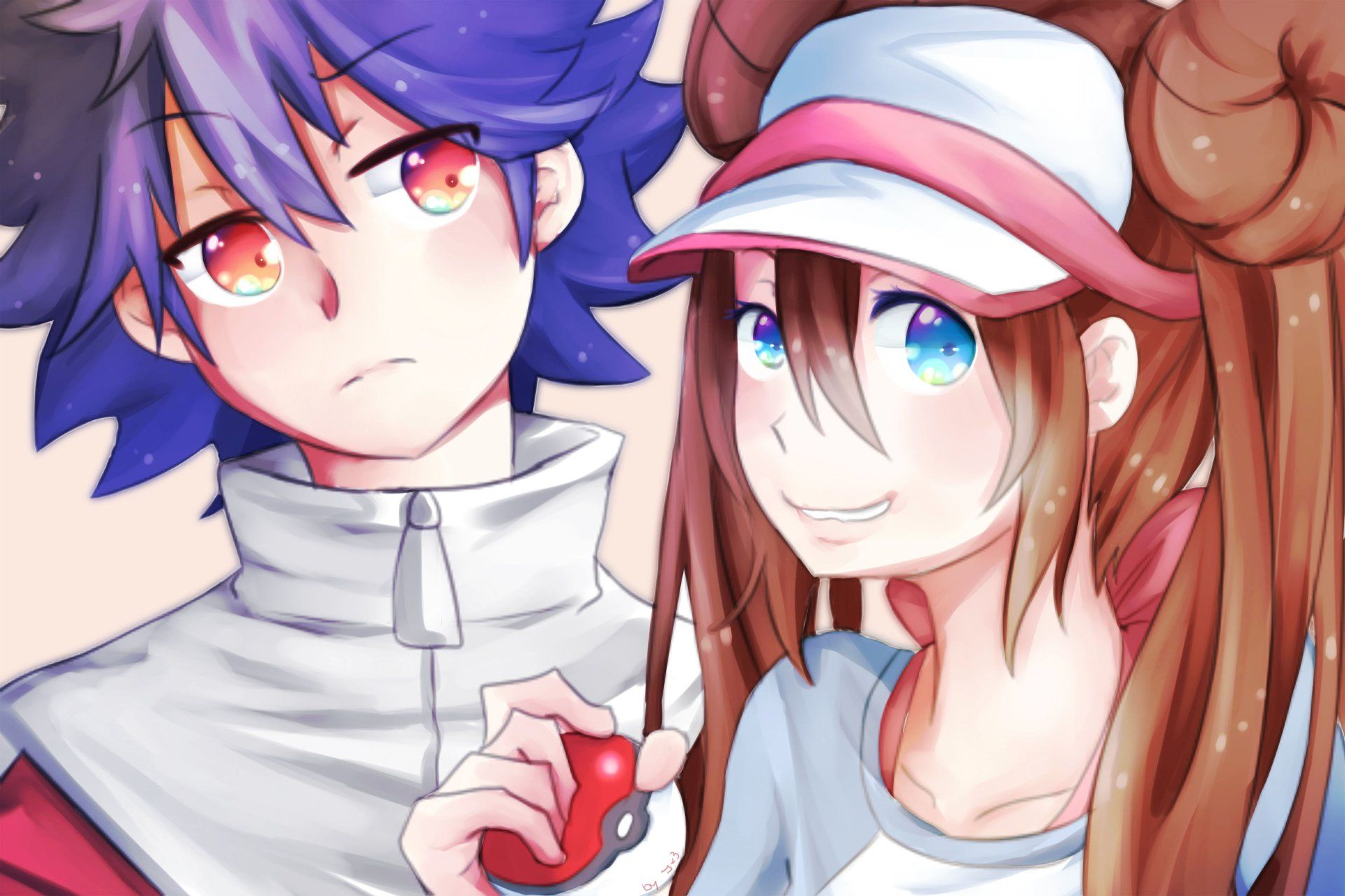 1920x1280 Download Rosa (Pokemon) Hugh (Pokémon) Video Game Pokemon: Black And White 2 4k Ultra HD Wallpaper