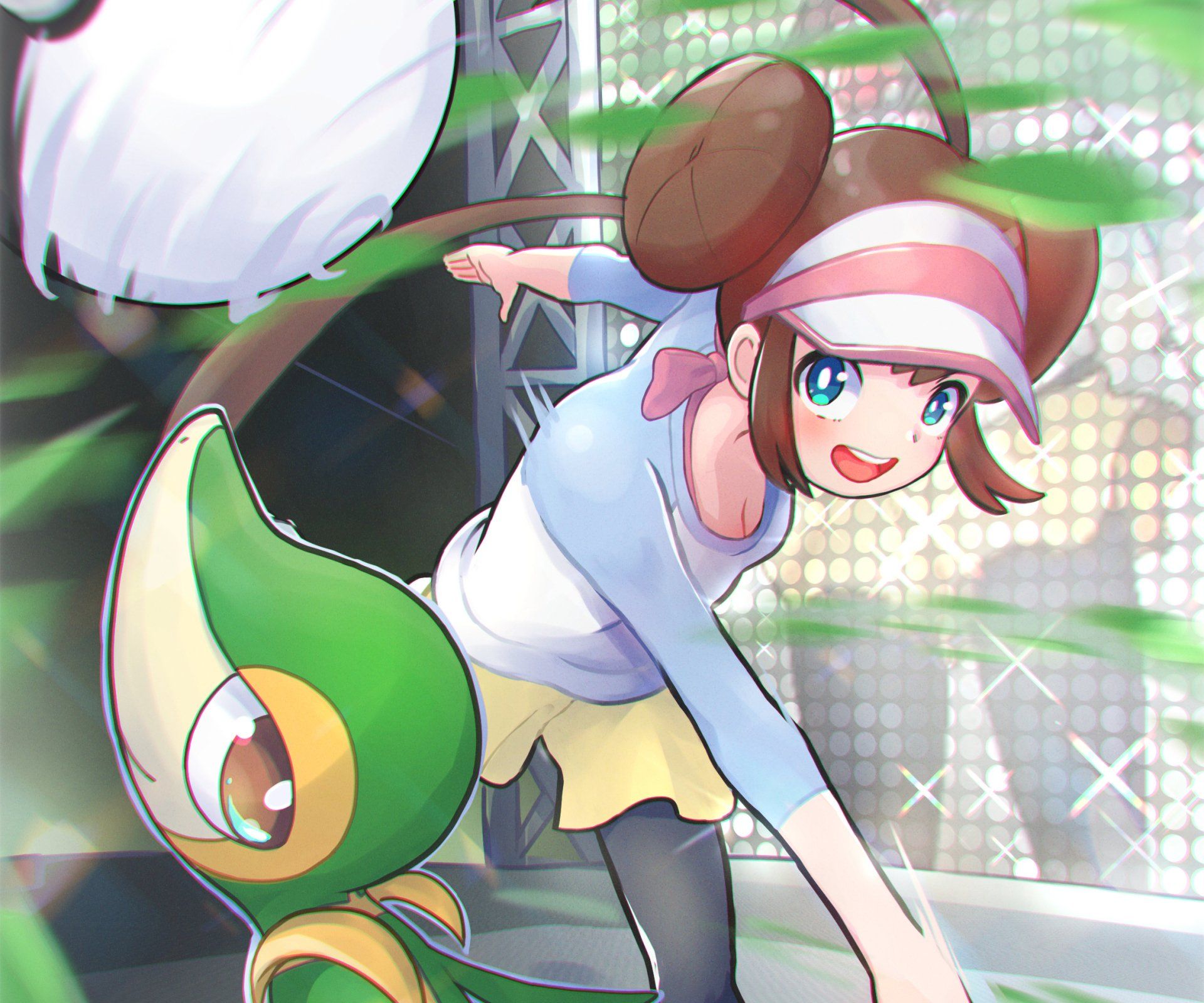 1920x1600 Download Snivy (Pokemon) Mei (Pokémon) Video Game Pokemon: Black And White 2 HD Wallpaperx1912