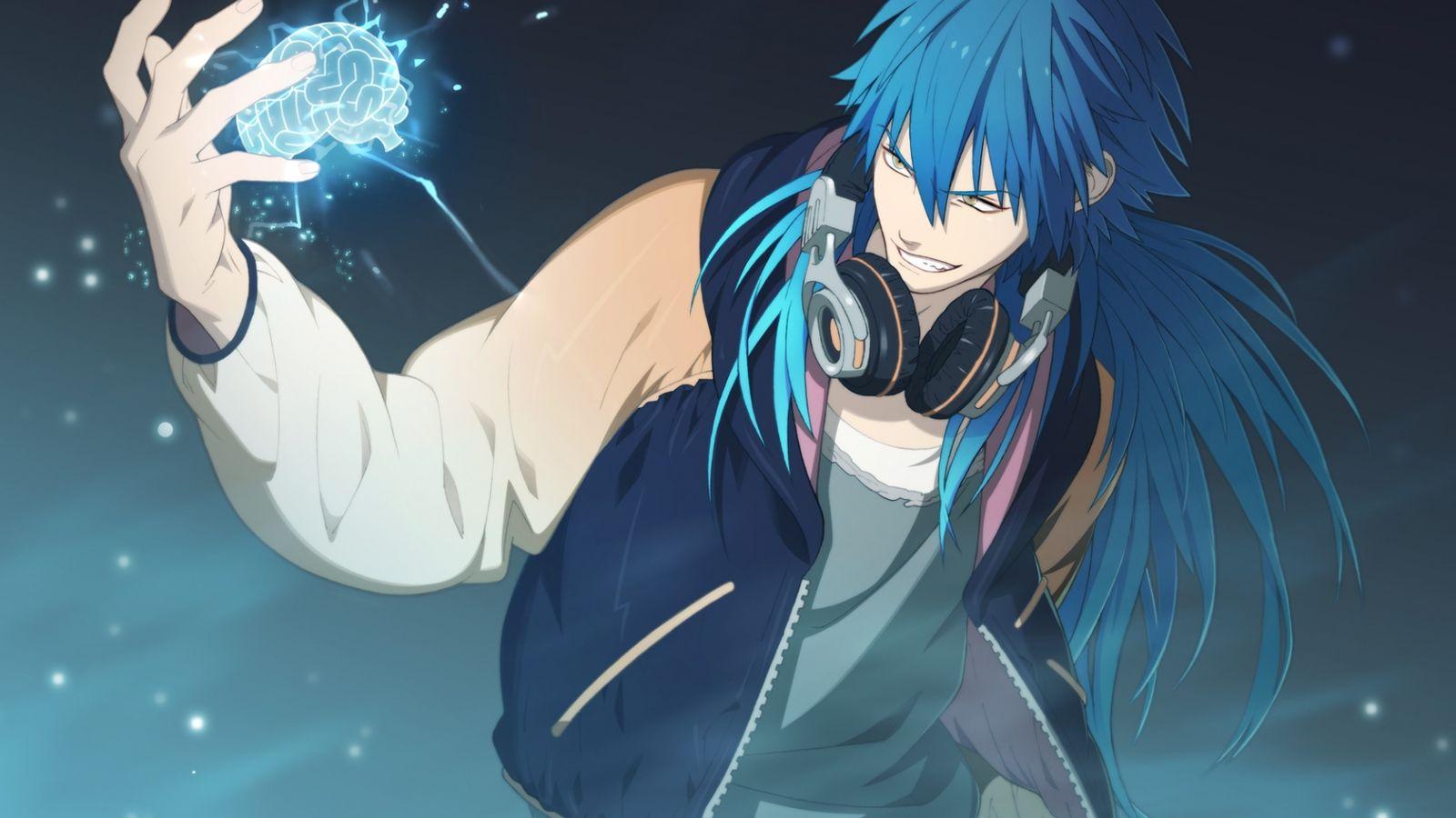 Download Anime Boy Gaming With Blue Aura Wallpaper  Wallpaperscom