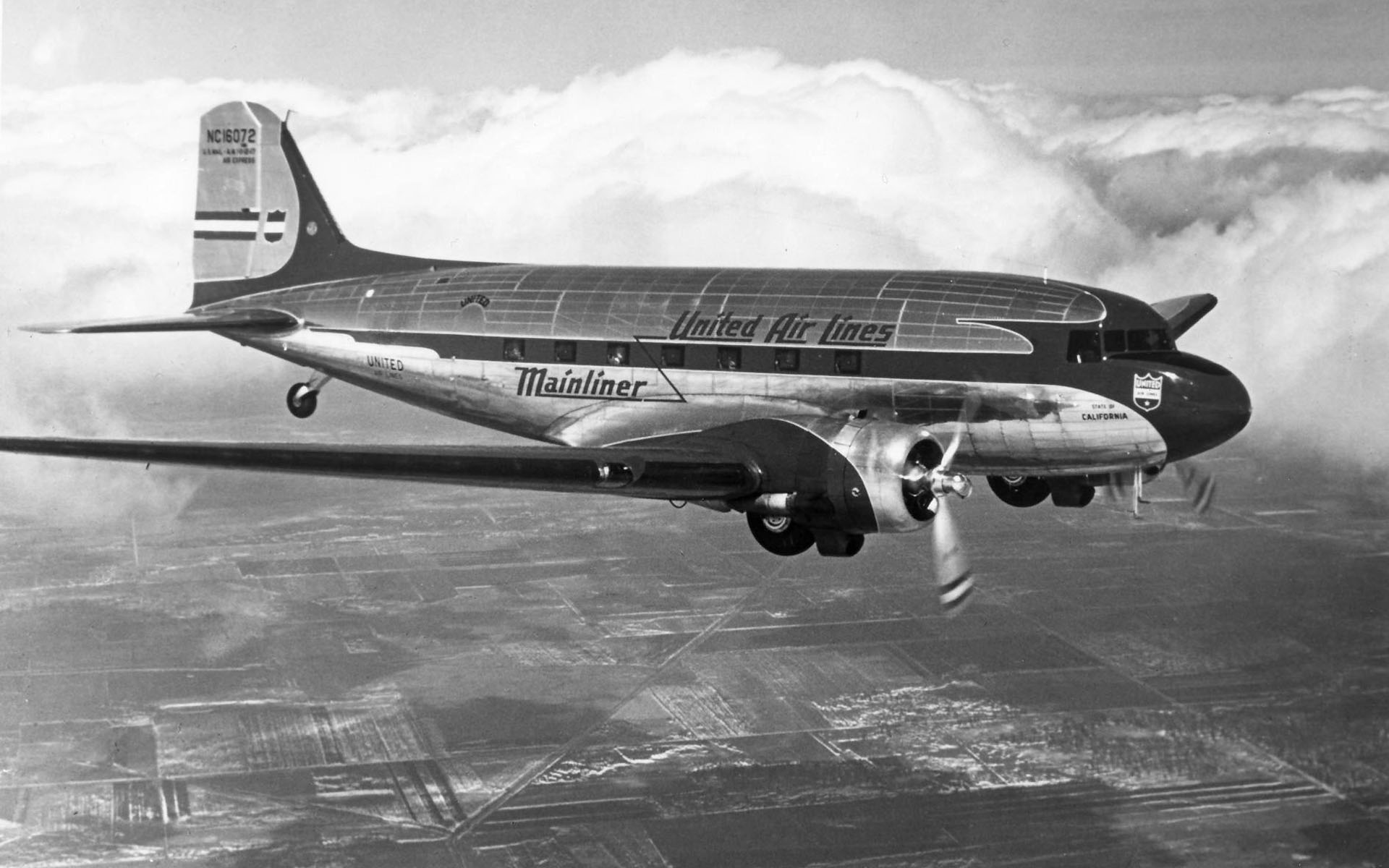 1920x1200 Douglas DC 3 Classic: Stunning HD Vintage Aircraft Wallpaper By Nicho90x1200