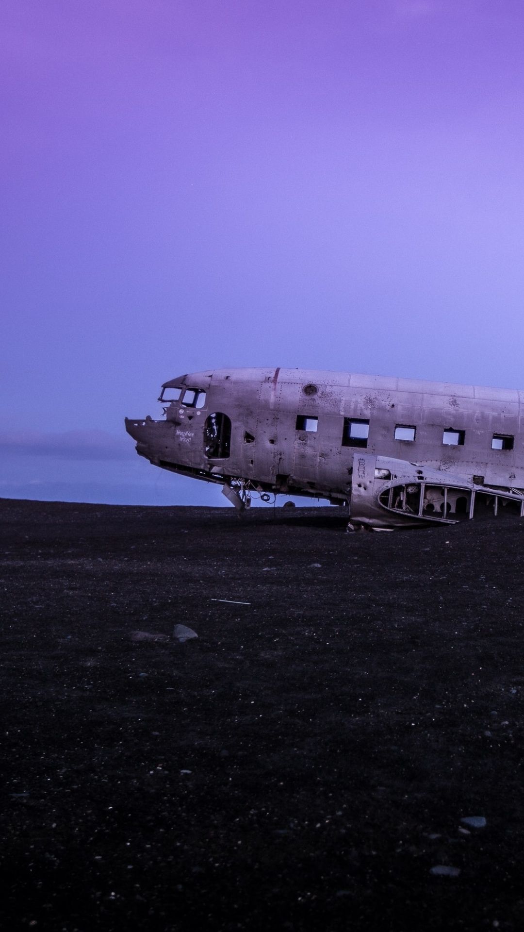 1080x1920 Crashed Airplane Wallpaper 4K, Douglas DC- Wrecked, Abandoned